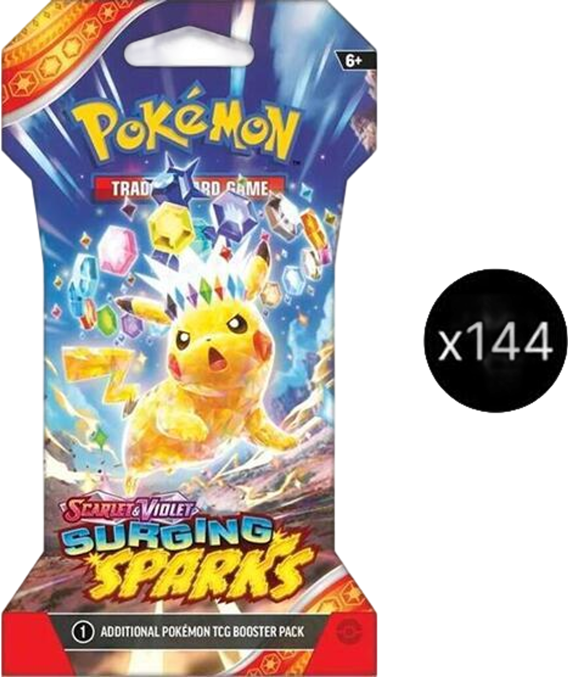 Product image for Case de 24 Sleeved Boosters de Étincelles Déferlantes