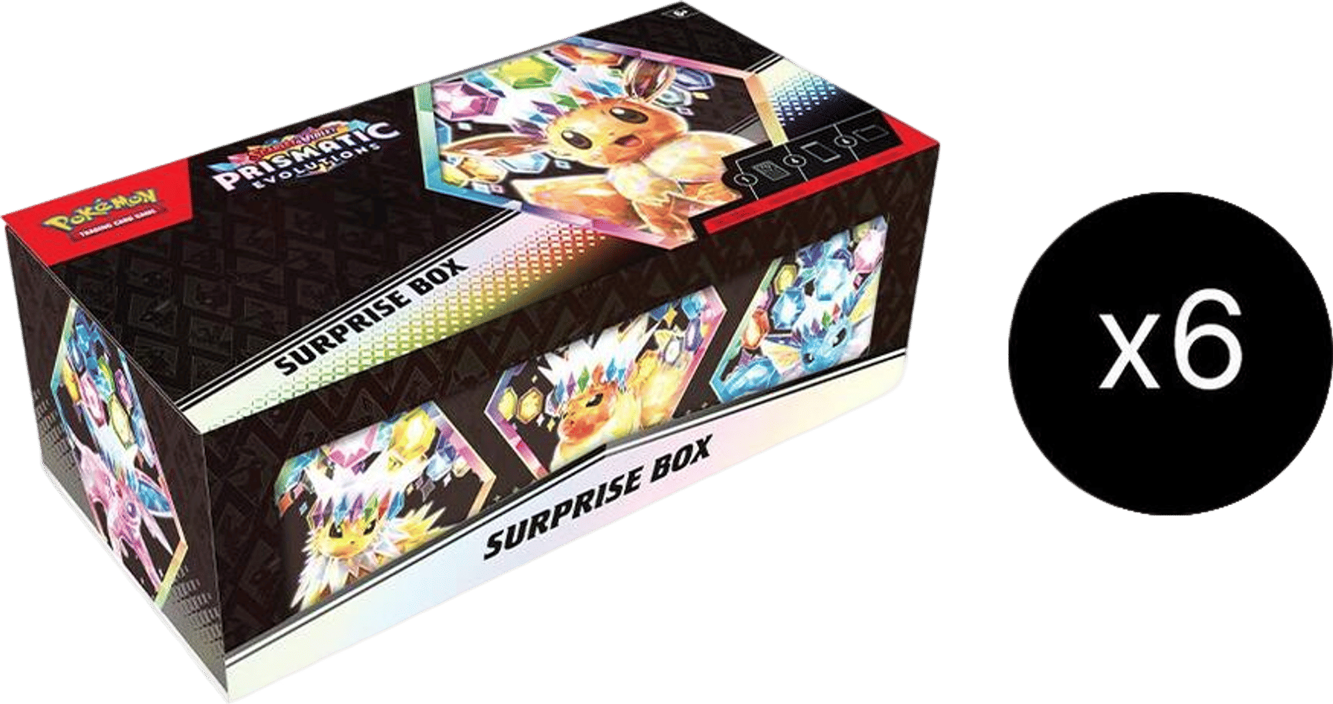 Prismatic Evolutions Surprise Box Case from SV: Prismatic Evolutions - Pokémon