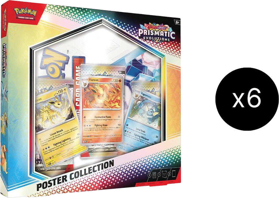 Case de coffrets Poster Collection Évolutions Prismatiques — SV: Prismatic Evolutions — Pokemon