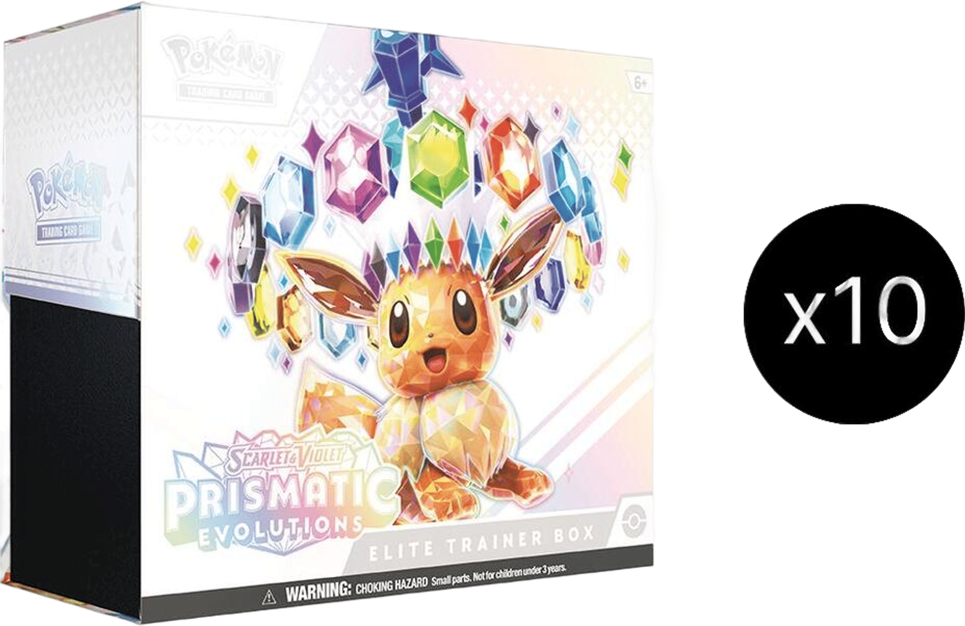 Product image for Case de 10 Coffret Dresseur d'Élite de Évolutions Prismatiques