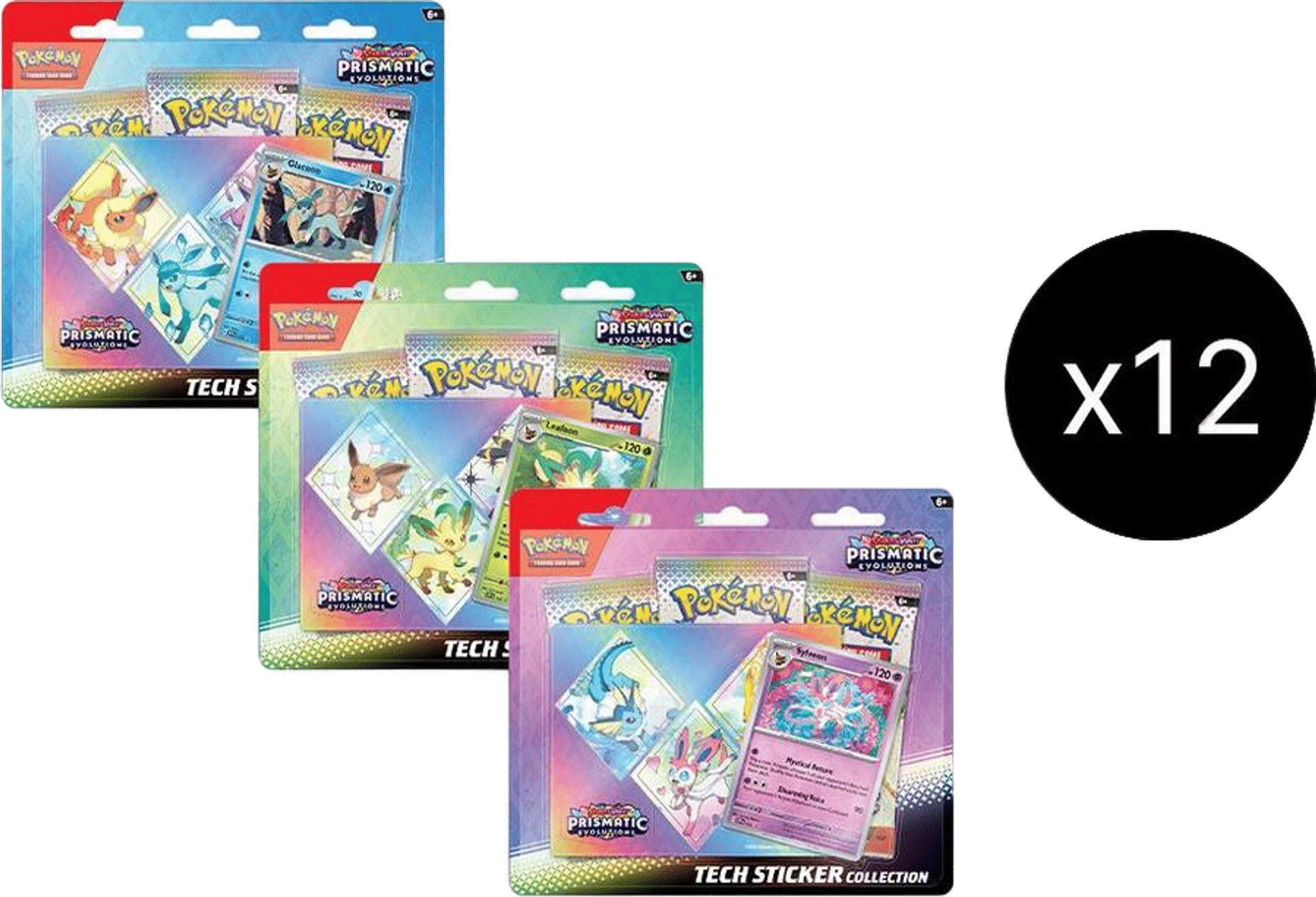 Product image for Évolutions Prismatiques: Tech Sticker Collection Display
