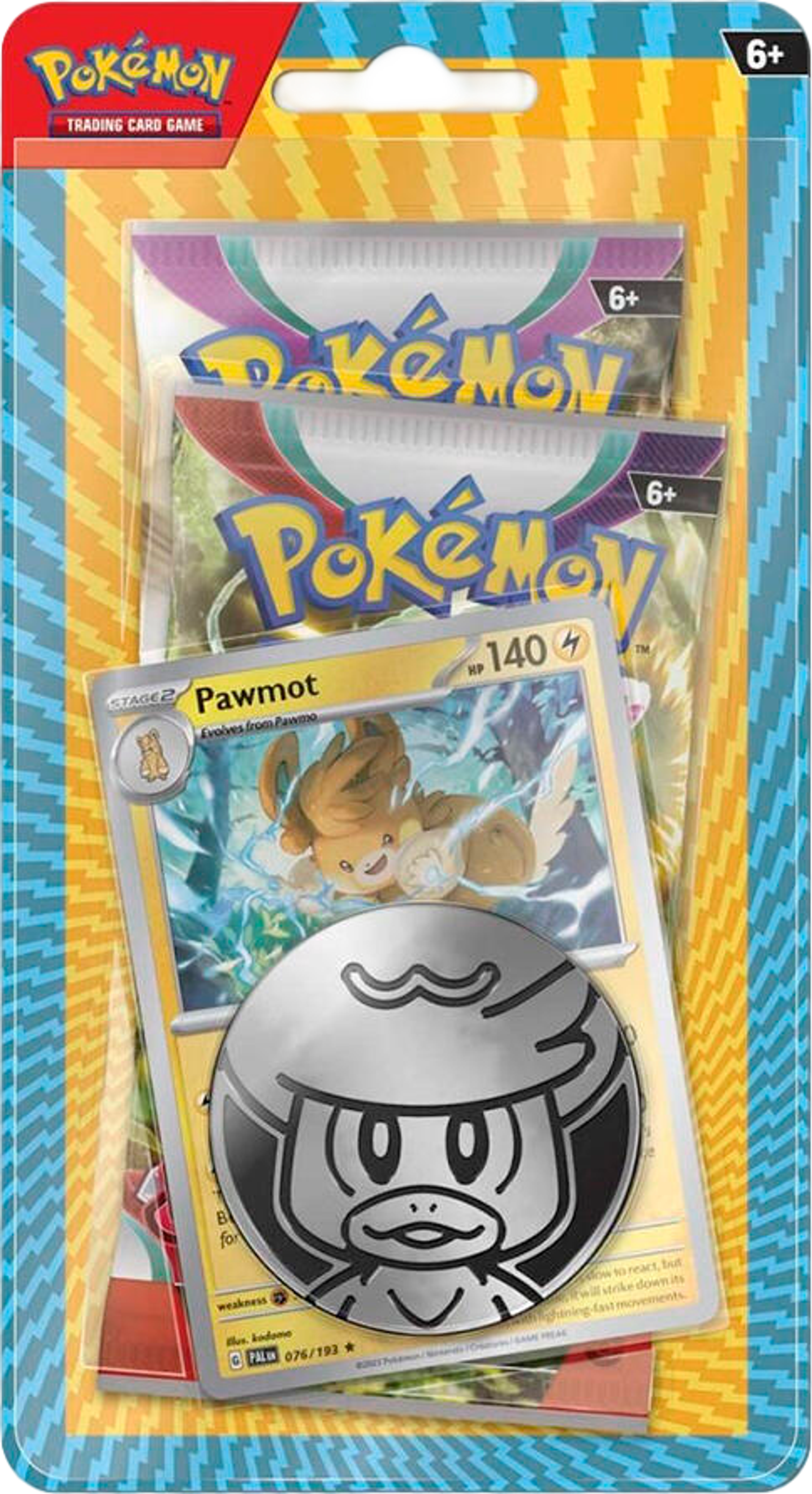 Checklane 2-Pack Blister [Pawmot] (1-tab) — Miscellaneous Cards & Products — Pokemon