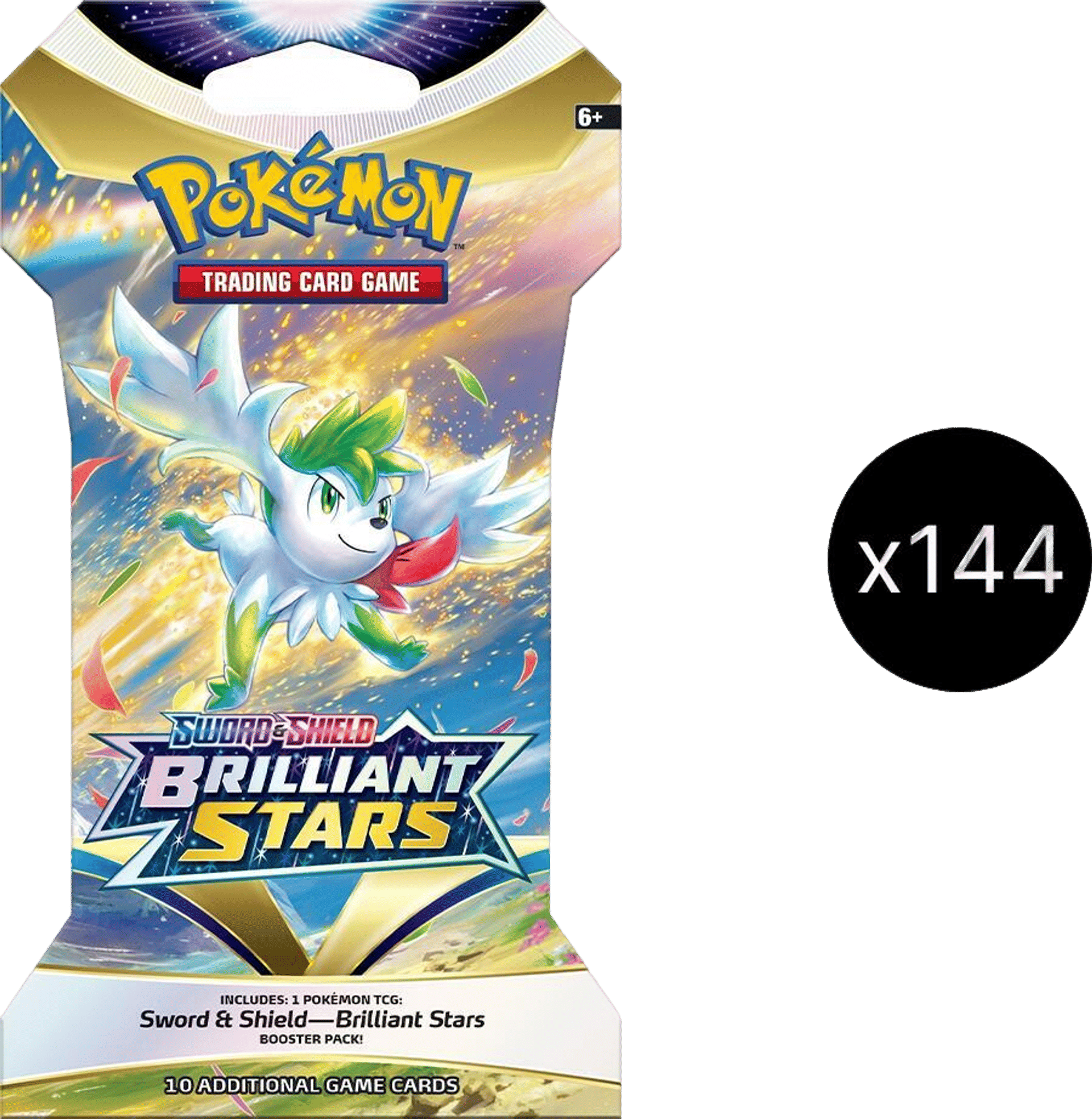 Brilliant Stars Sleeved Booster Pack Case from SWSH09: Brilliant Stars - Pokémon