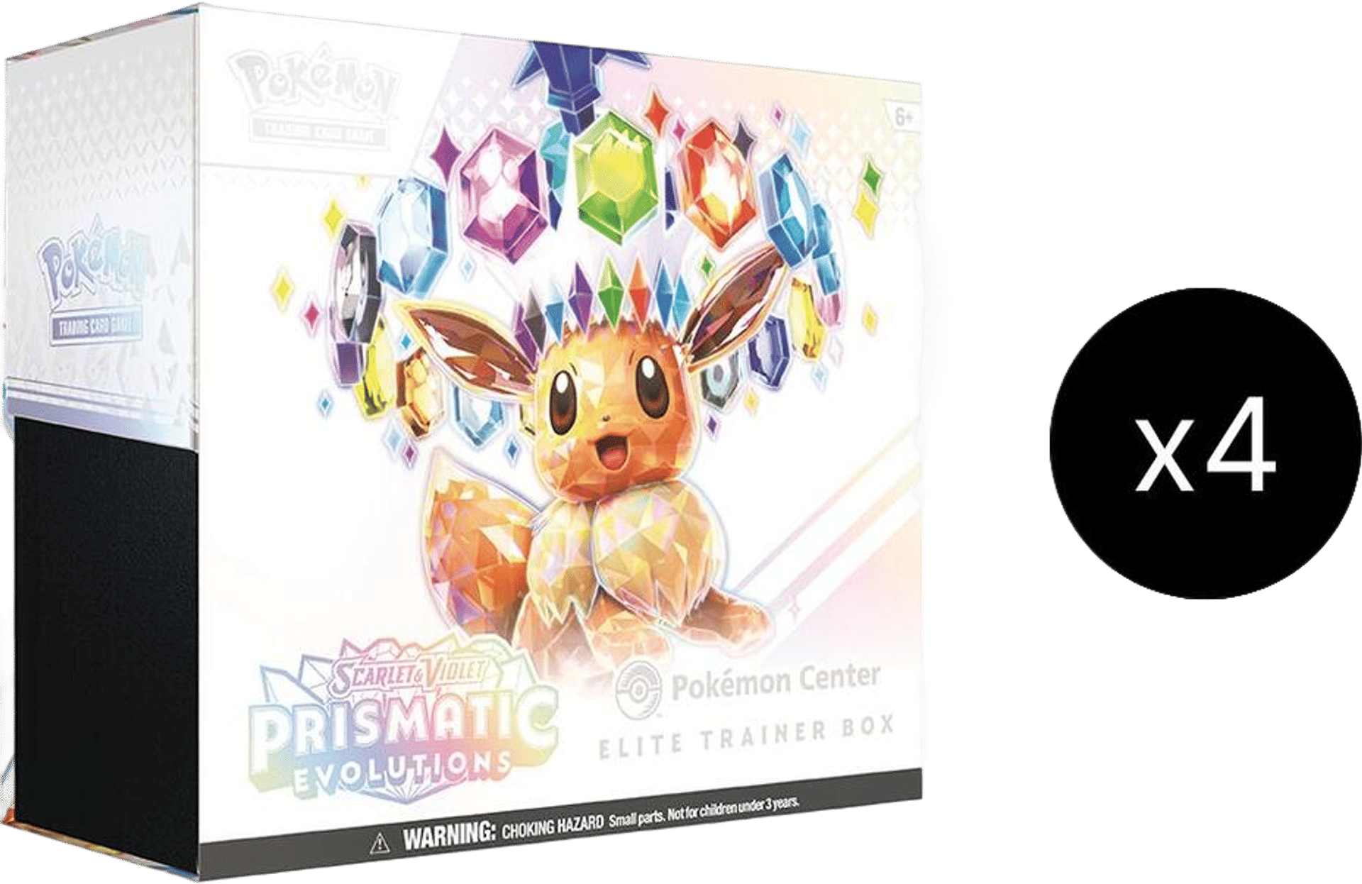 Prismatic Evolutions Pokemon Center Elite Trainer Box (Exclusive) Case from SV: Prismatic Evolutions - Pokémon