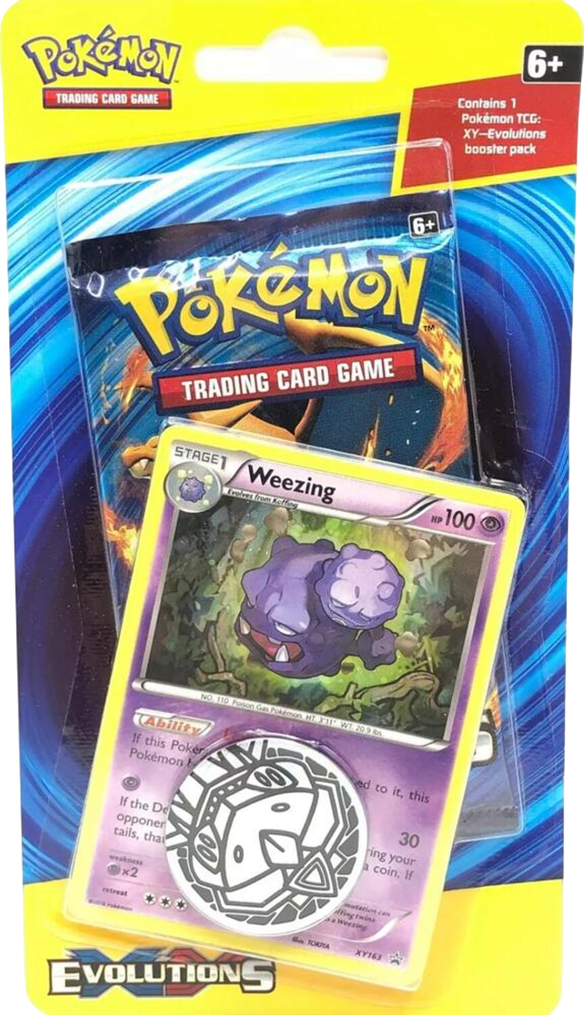 XY Evolutions Single Pack Blister [Weezing] — XY - Evolutions — Pokemon