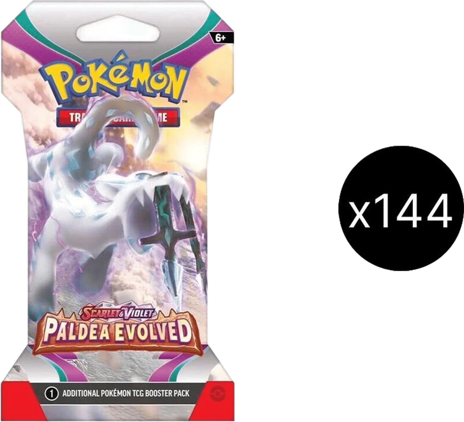 Product image for Case de 24 Sleeved Boosters de Évolutions à Paldea