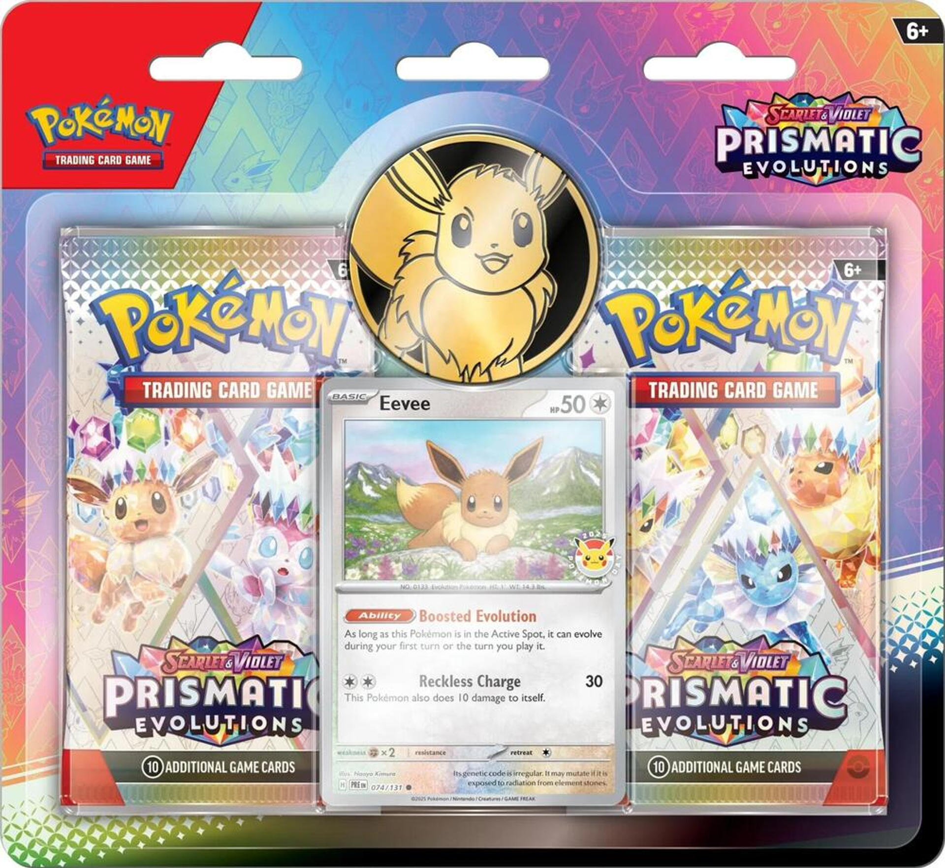 Product image for Prismatic Evolutions 2-Pack Blister [Eevee]