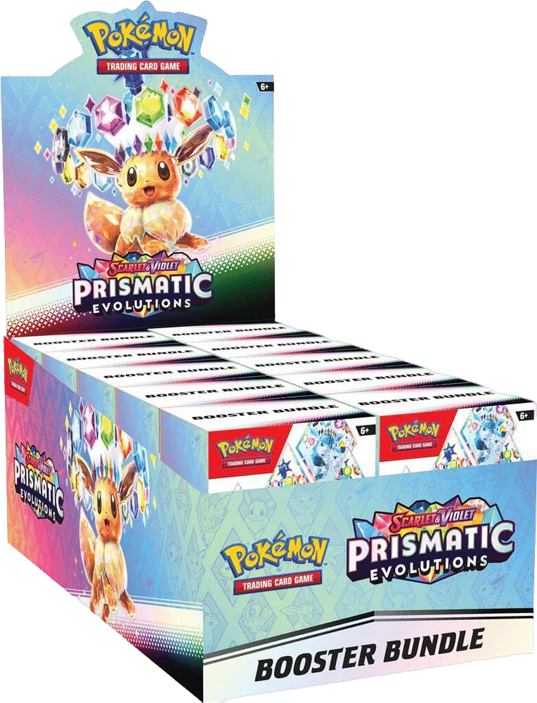 Prismatic Evolutions Booster Bundle Display — SV: Prismatic Evolutions — Pokemon