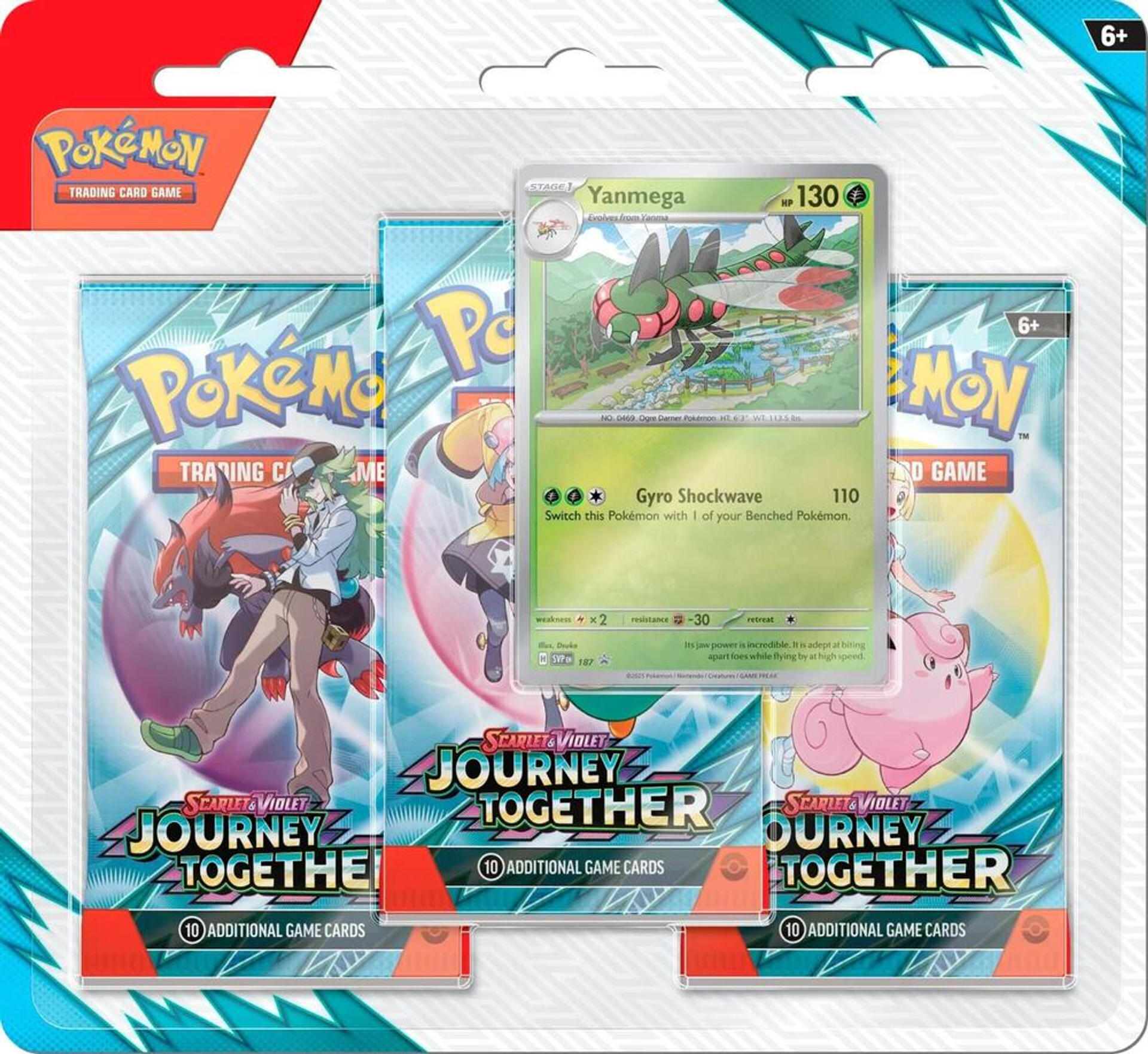 Product image for Blister 3-Pack de Aventures Ensemble: Yanmega