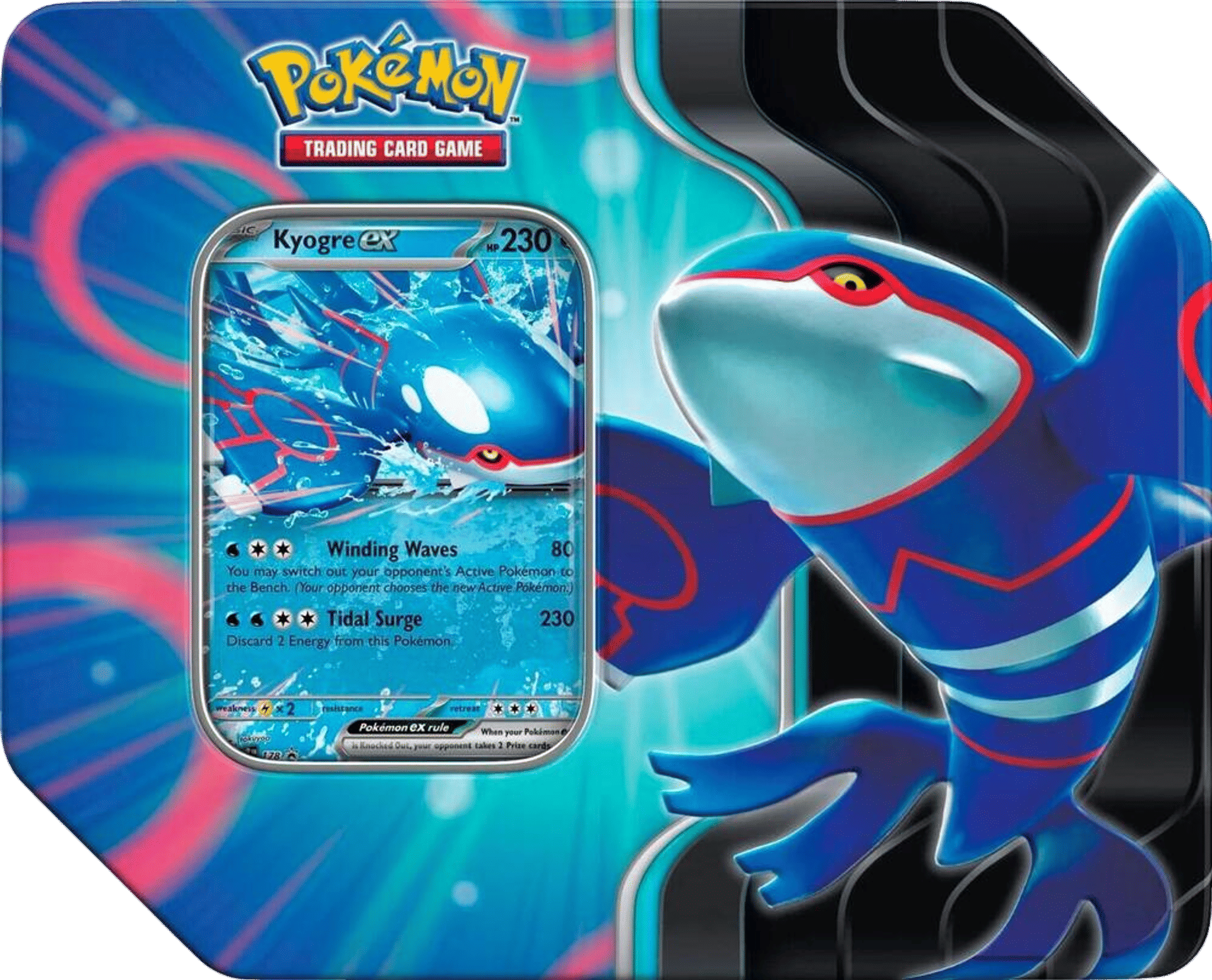 Azure Legends Tin [Kyogre ex] from Miscellaneous Cards & Products - Pokémon