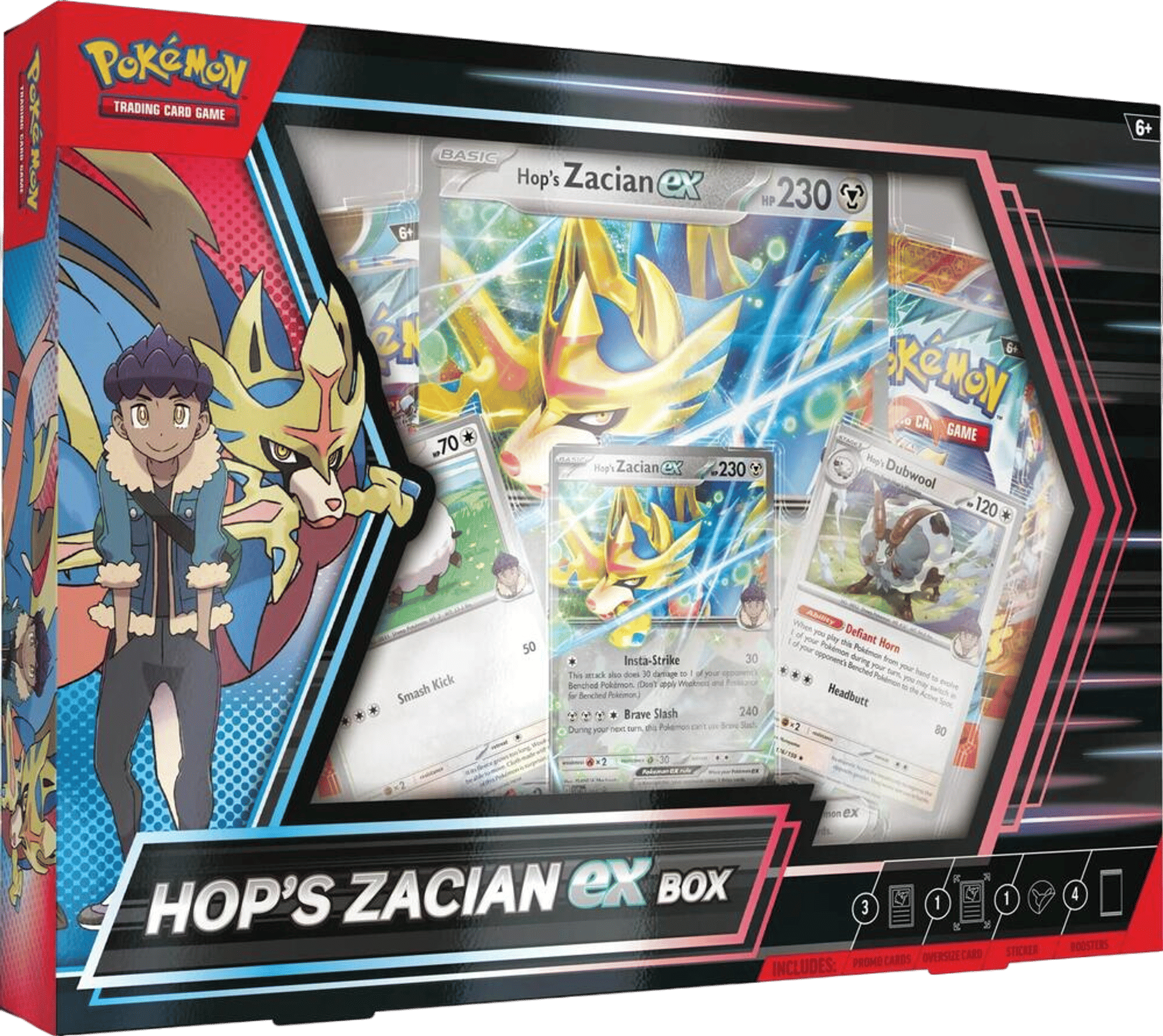 Product image for Hop's Zacian ex Box
