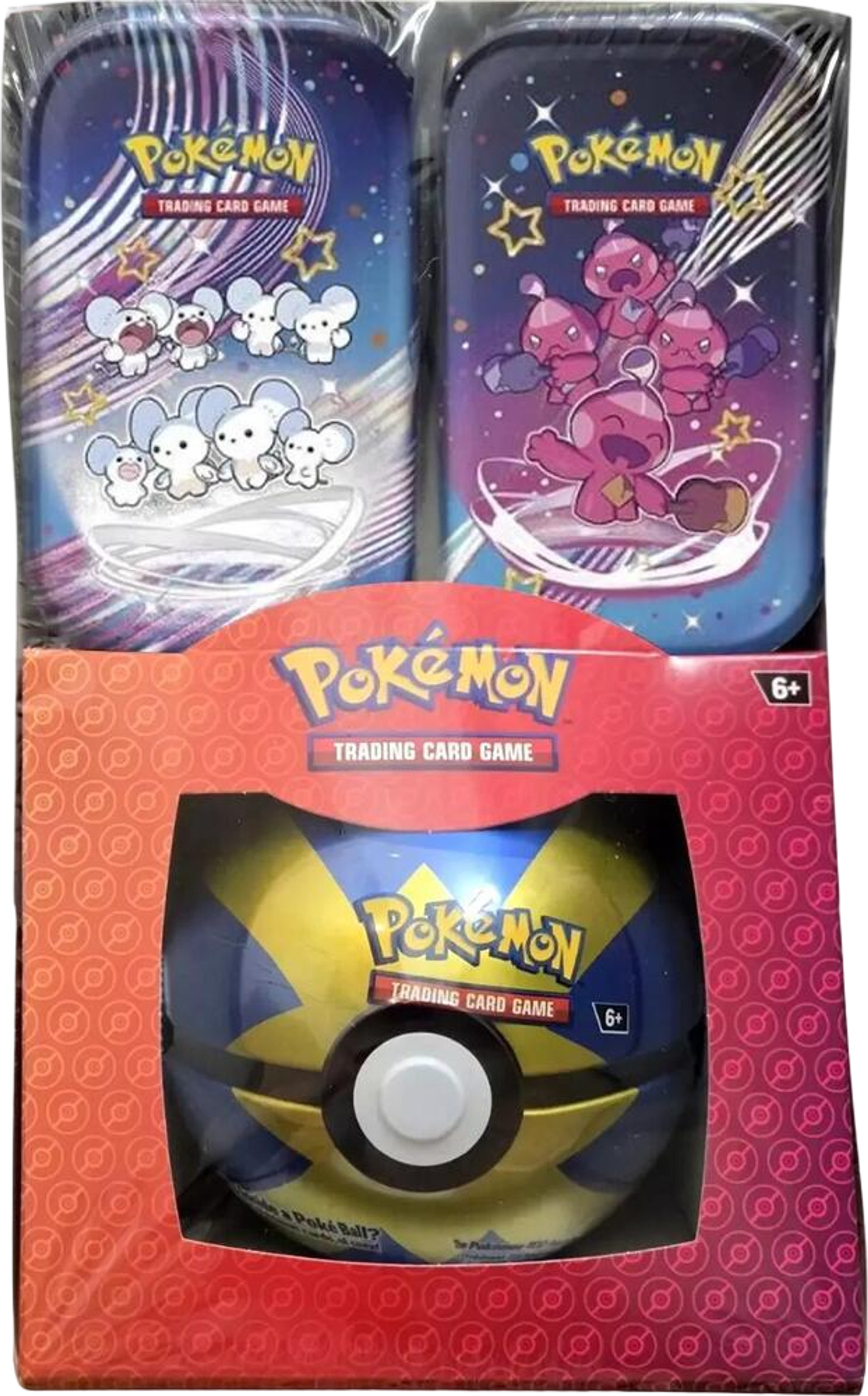 Retail Exclusive Pokemon Paldean Fates Mini Tins + Poke Ball Tin from Miscellaneous Cards & Products - Pokémon
