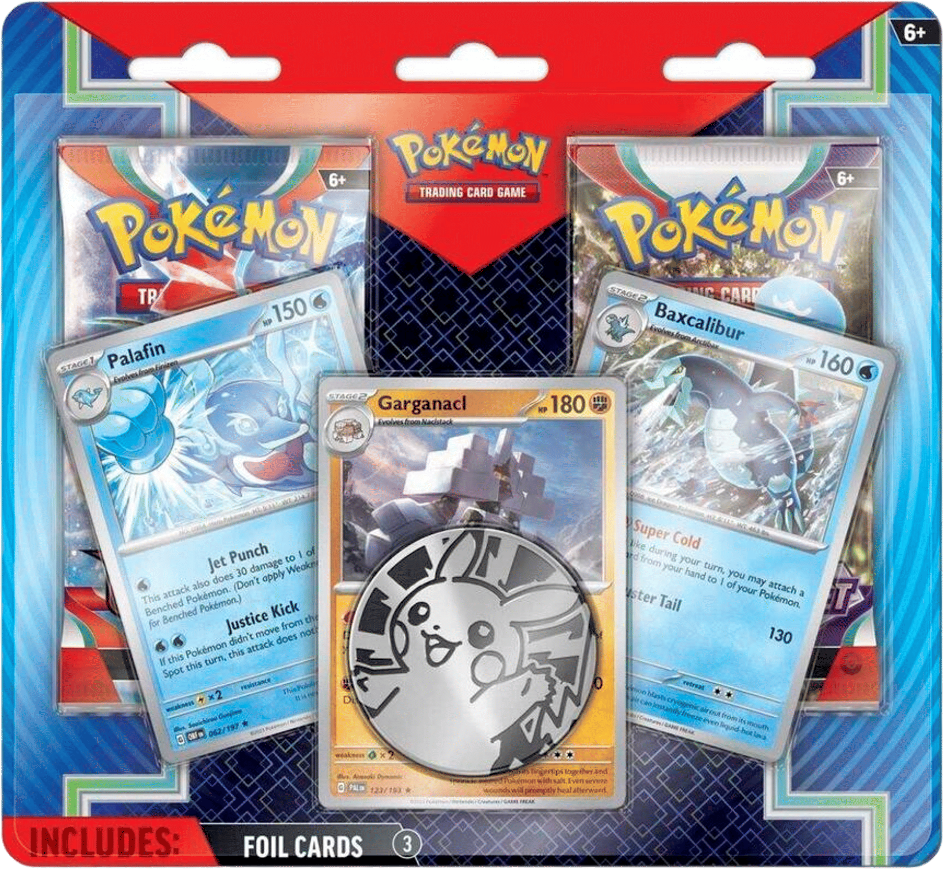 Enhanced 2-Pack Blister Pack [Palafin, Baxcalibur & Garganacl] — Miscellaneous Cards & Products — Pokemon