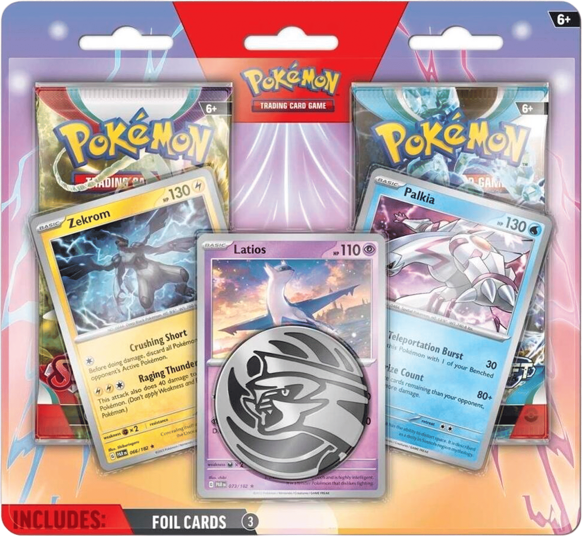 Enhanced 2-Pack Blister Pack [Latios, Zekrom & Palkia] — Miscellaneous Cards & Products — Pokemon