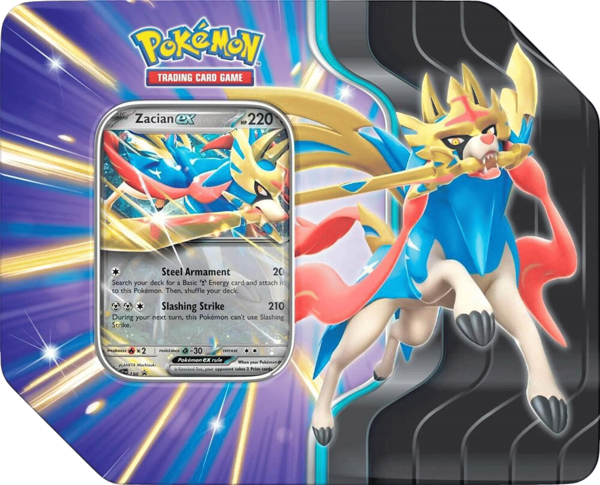 Slashing Legends Tin [Zacian ex] from Miscellaneous Cards & Products - Pokémon