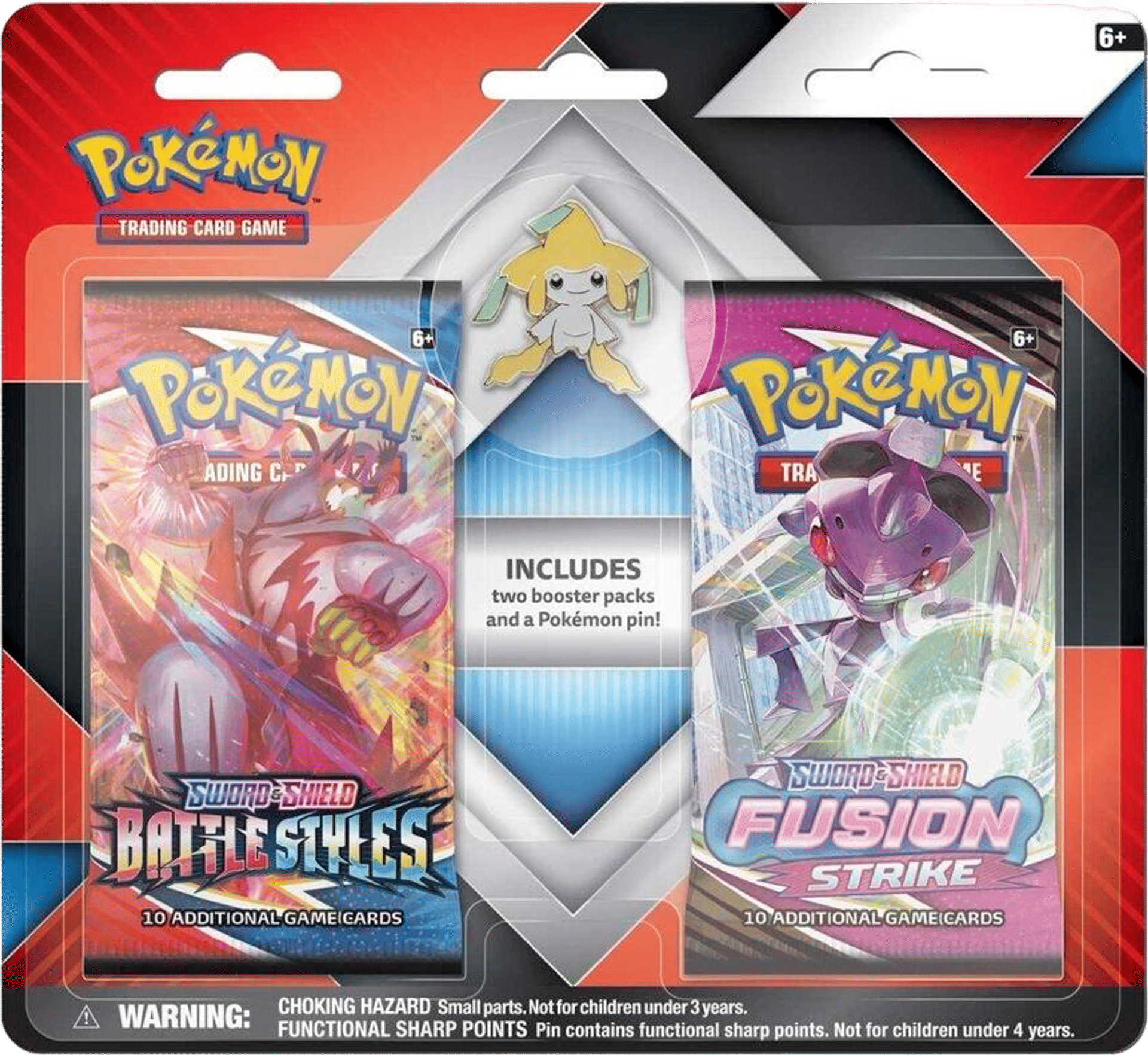 2 Booster Packs & Jirachi Collector's Pin from Miscellaneous Cards & Products - Pokémon