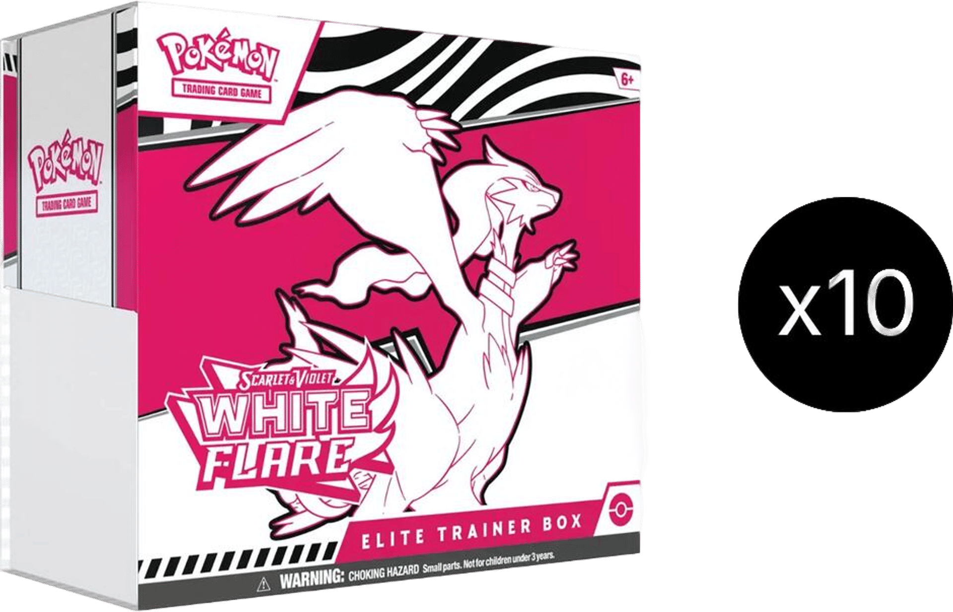 Product image for Case de 10 Coffret Dresseur d'Élite de Flamme Blanche