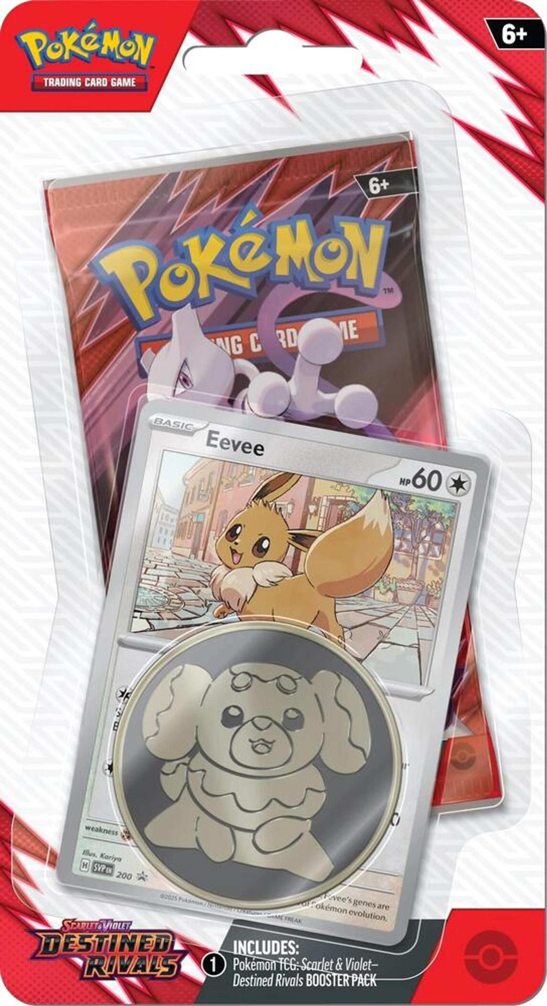 Destined Rivals Single Pack Blister [Eevee] — SV10: Destined Rivals — Pokemon