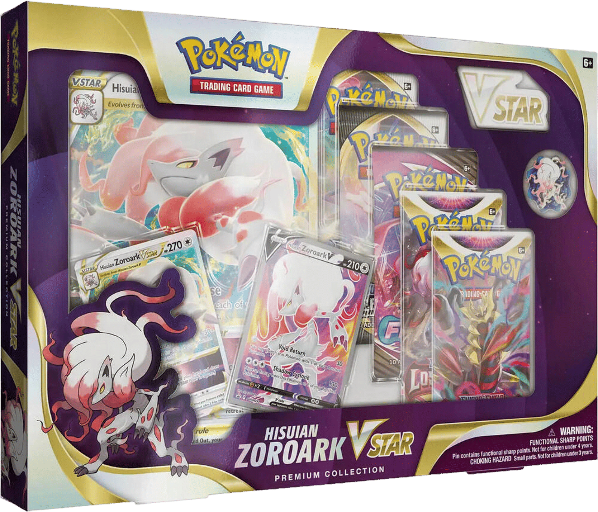 Hisuian Zoroark VSTAR Premium Collection (International Version) from SWSH11: Lost Origin - Pokémon