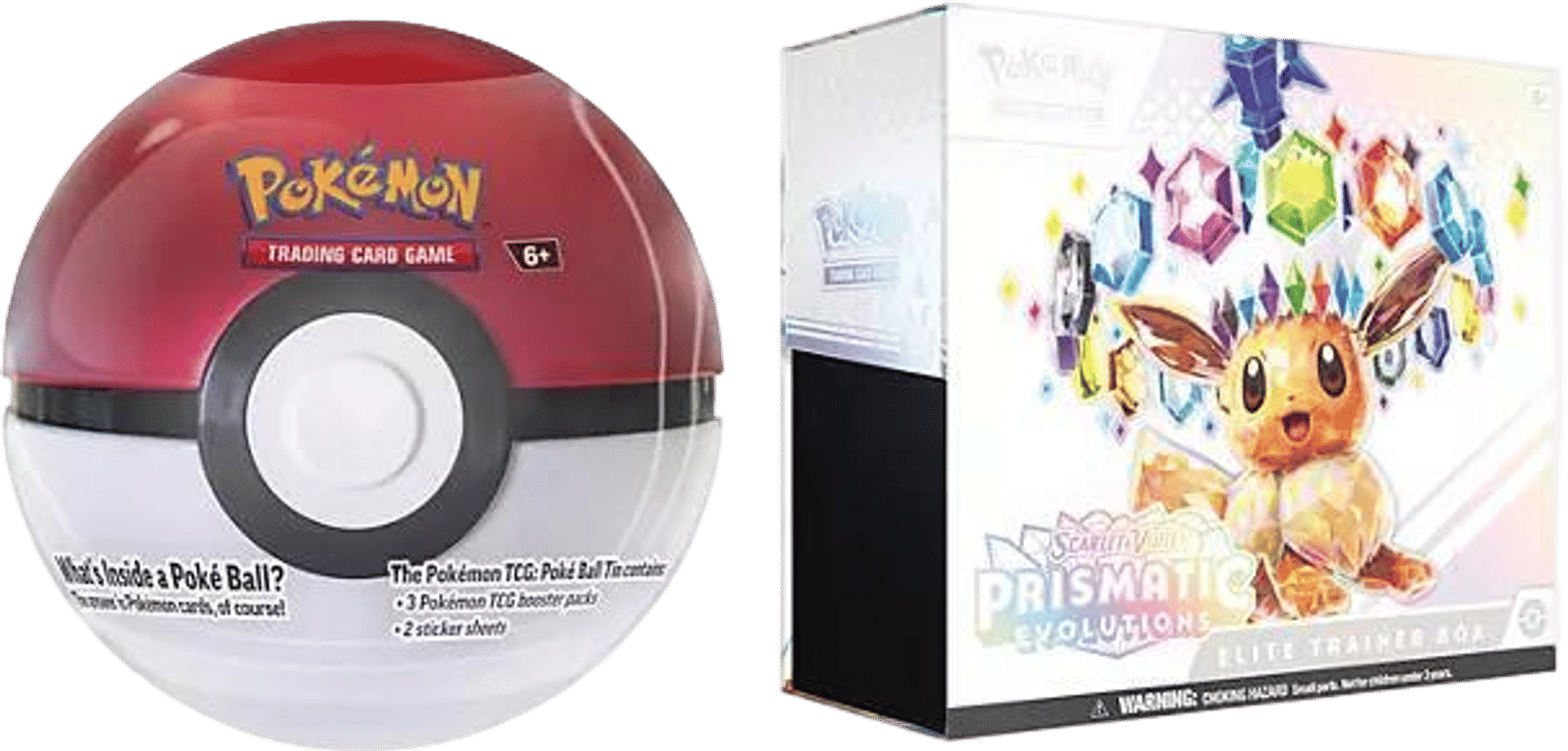 Prismatic Evolutions Elite Trainer Box and Pokeball (Sam's Club) from Miscellaneous Cards & Products - Pokémon