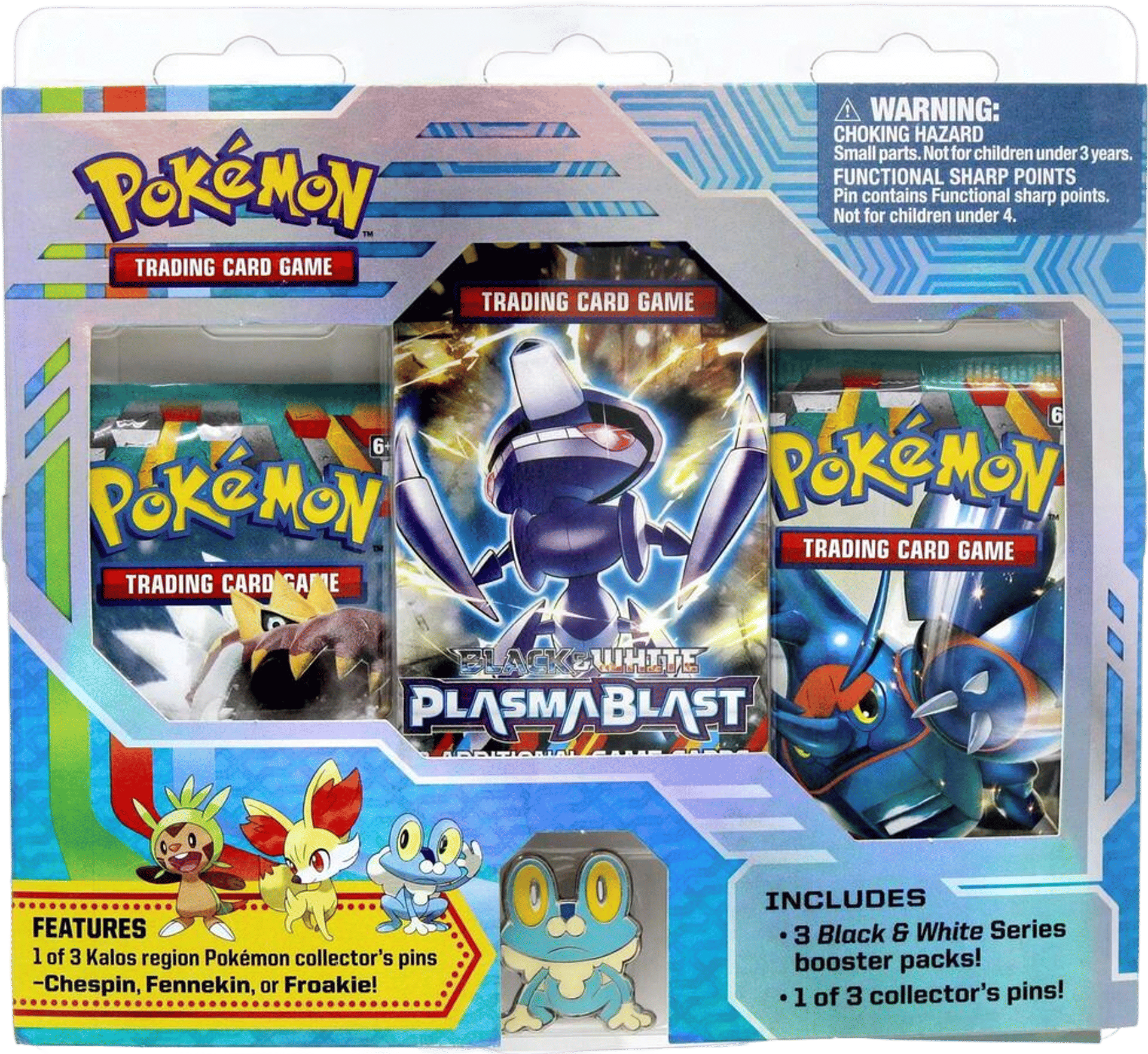 Product image for Collector's Pin Three Pack Blisters (Froakie)