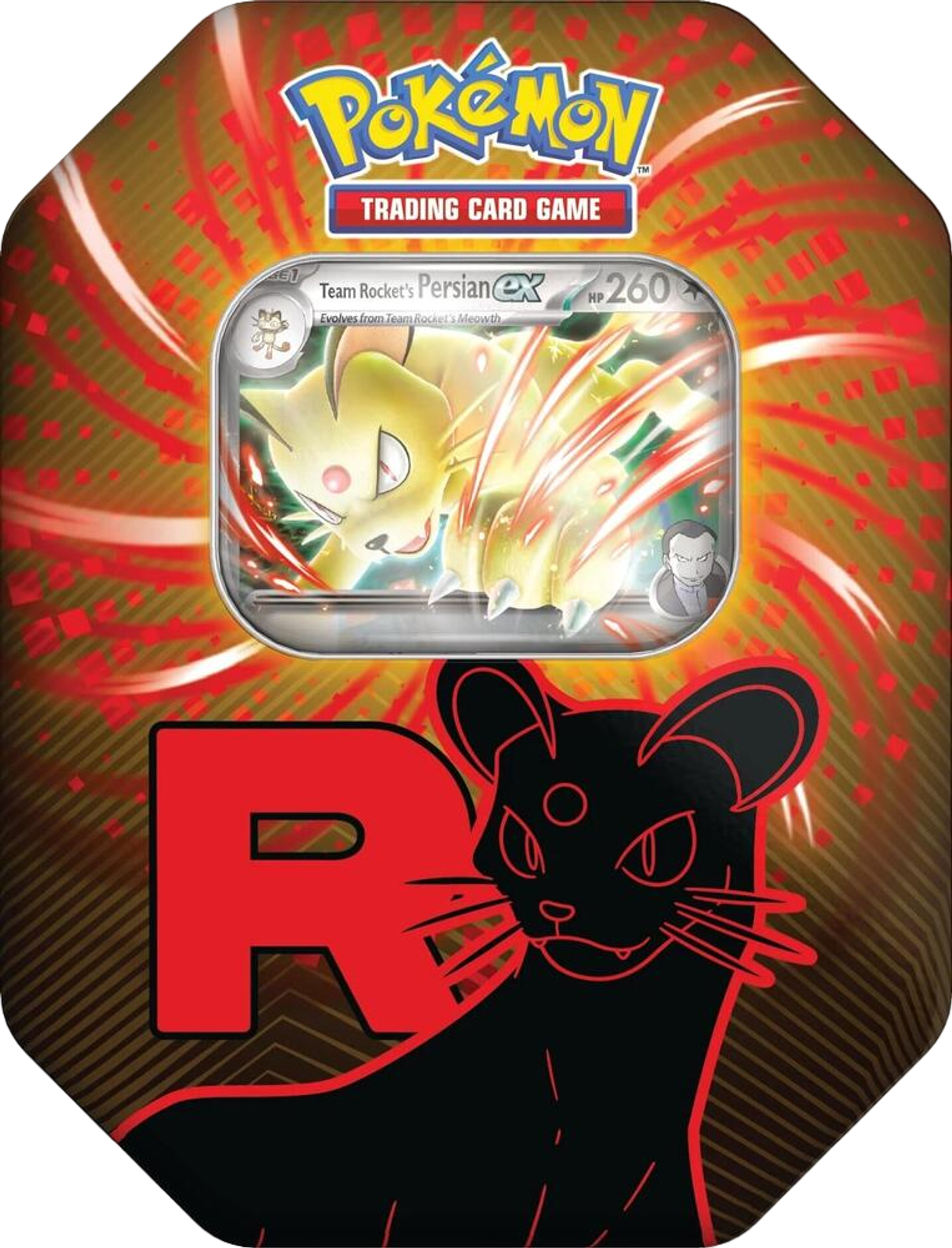 Team Rocket Tin [Team Rocket's Persian ex] (International Version) from Miscellaneous Cards & Products - Pokémon