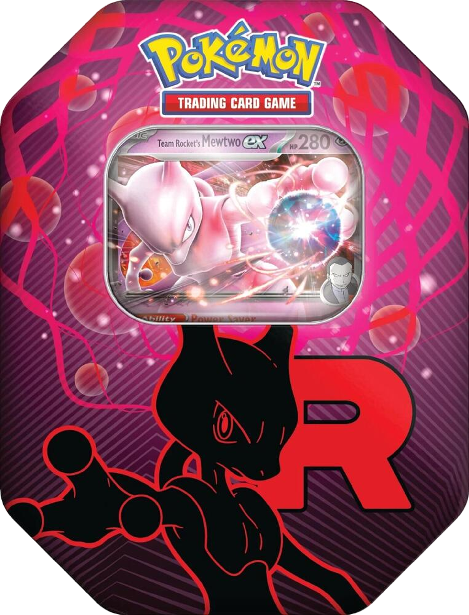 Team Rocket Tin [Team Rocket's Mewtwo ex] (International Version) from Miscellaneous Cards & Products - Pokémon