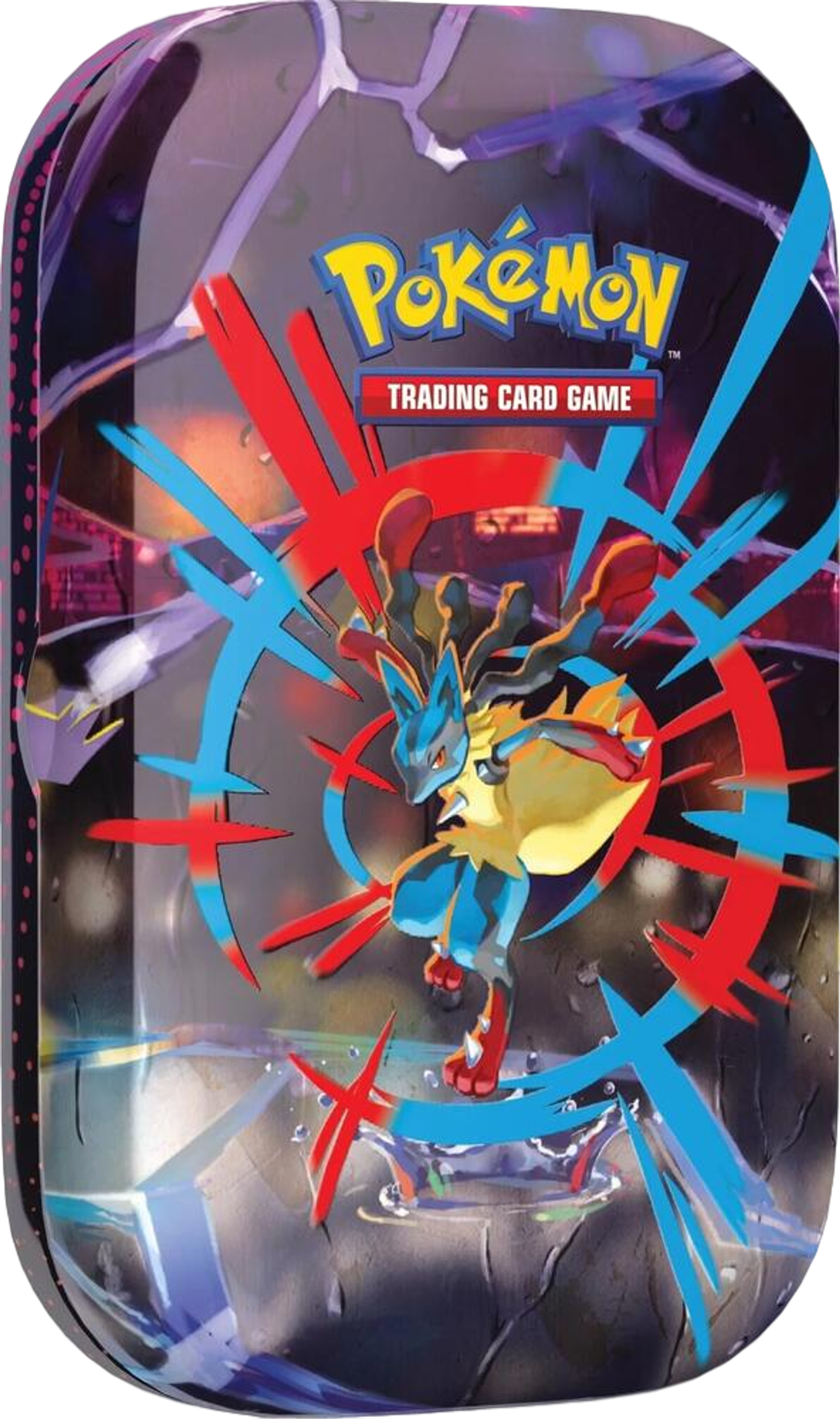 Product image for Mega Heroes Mini Tin [Mega Lucario]