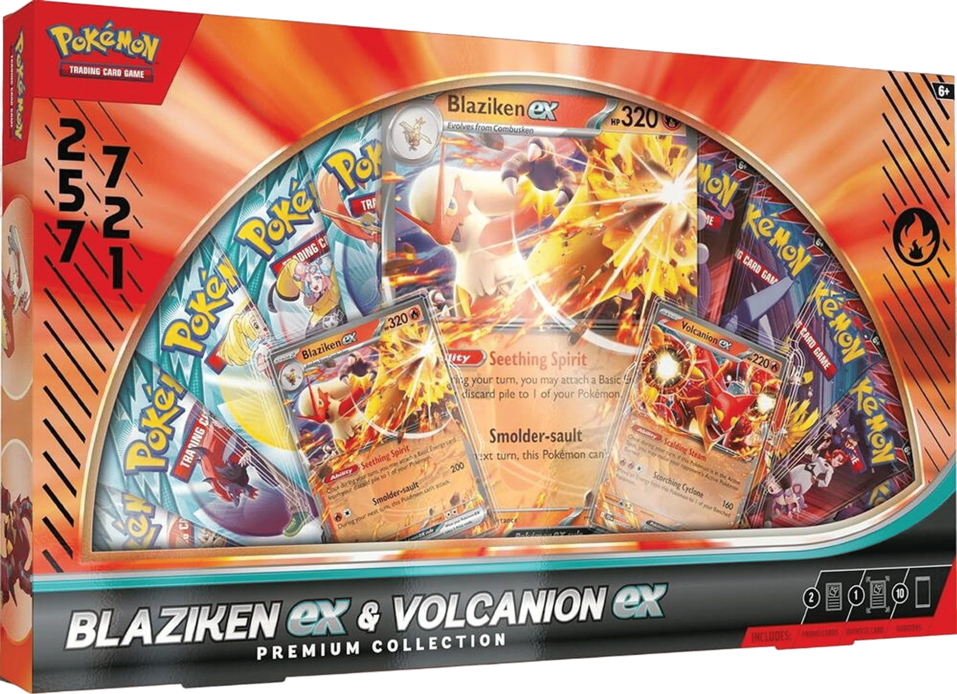 Blaziken ex & Volcanion ex Premium Collection from Miscellaneous Cards & Products - Pokémon