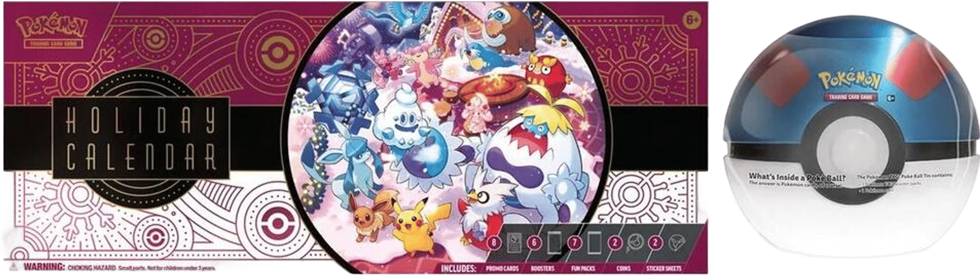 Costco Pokemon Pokemon Holiday Calendar and Great Ball Bundle from Miscellaneous Cards & Products - Pokémon