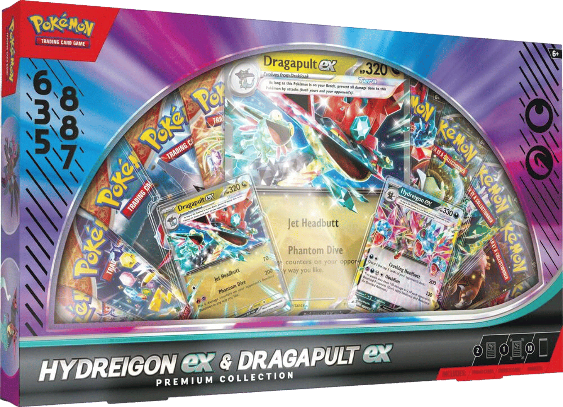Hydreigon ex & Dragapult ex Premium Collection from Miscellaneous Cards & Products - Pokémon