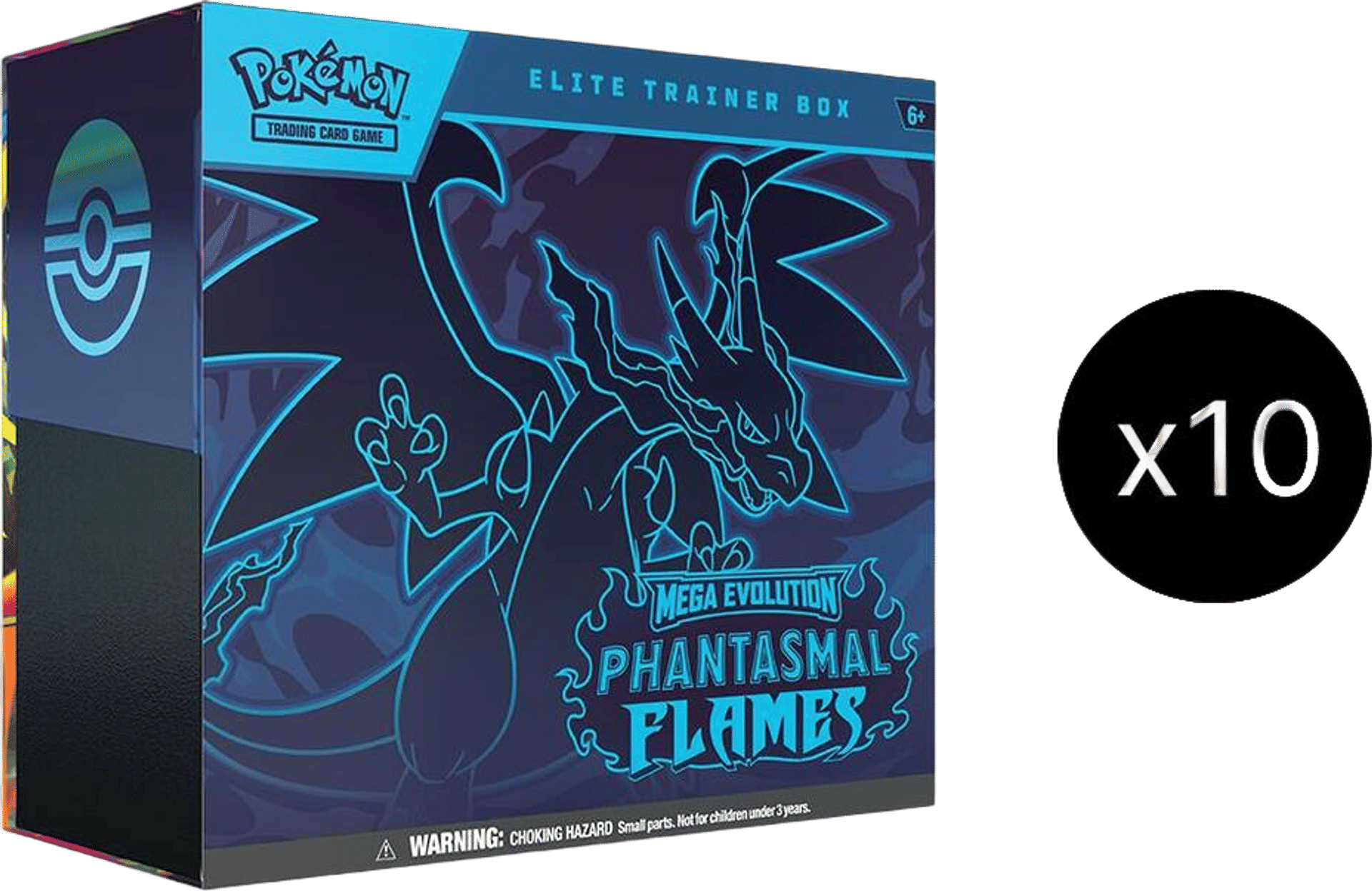 Product image for Case de 10 Coffret Dresseur d'Élite de Phantasmal Flames