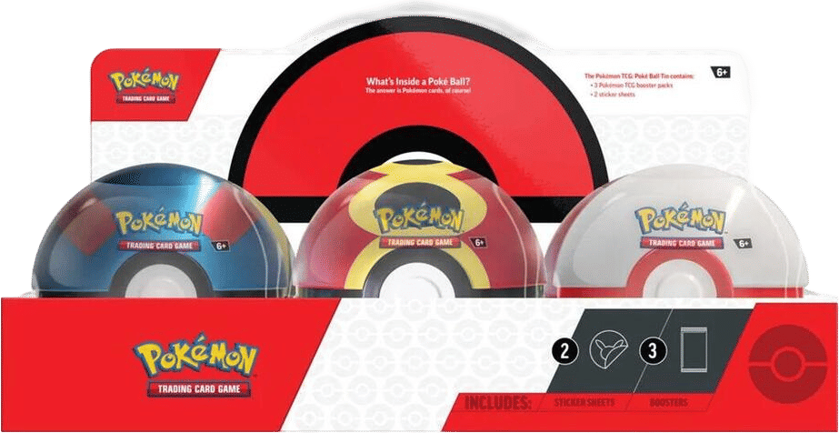 Poke Ball Tin Display (Q4 2025) — Miscellaneous Cards & Products — Pokemon