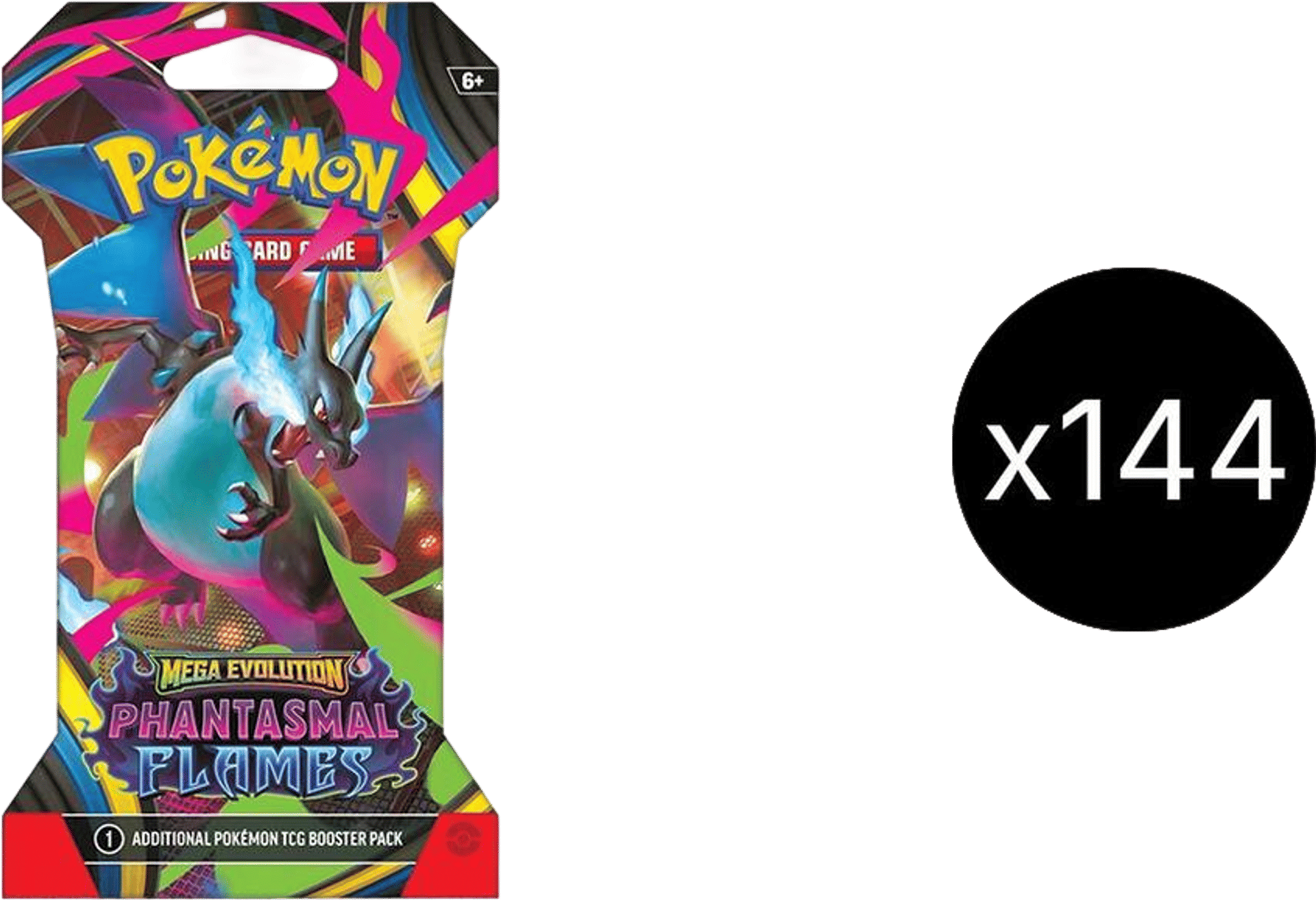 Product image for Case de 24 Sleeved Boosters de Phantasmal Flames