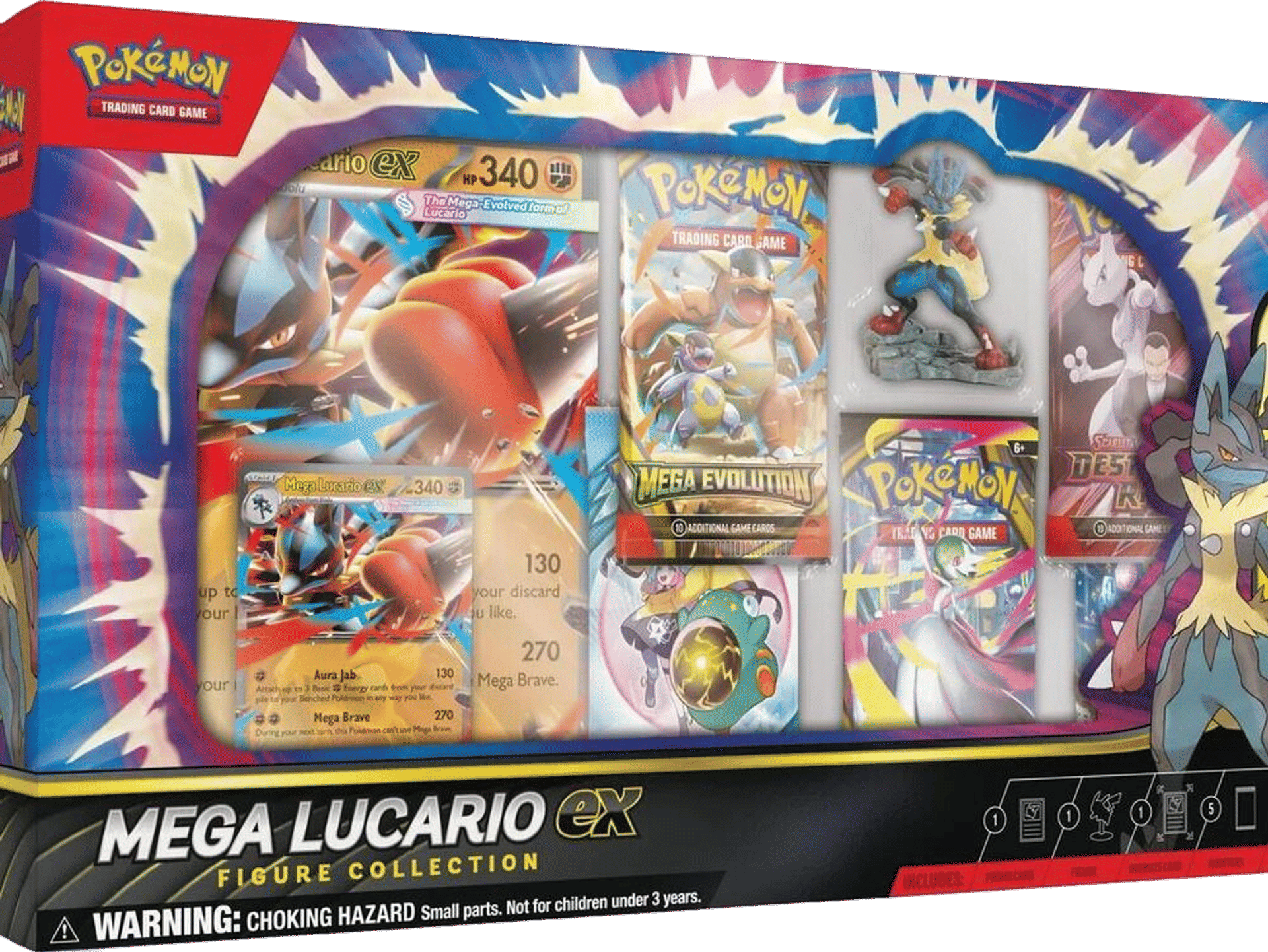 Mega Lucario ex Premium Figure Collection from Miscellaneous Cards & Products - Pokémon