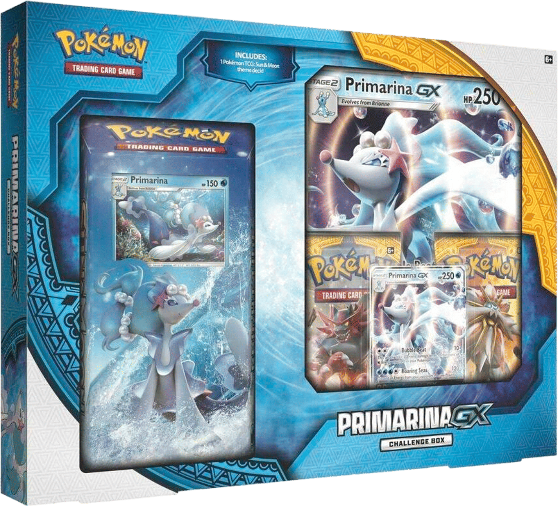 Primarina GX Challenge Box from SM Base Set - Pokémon