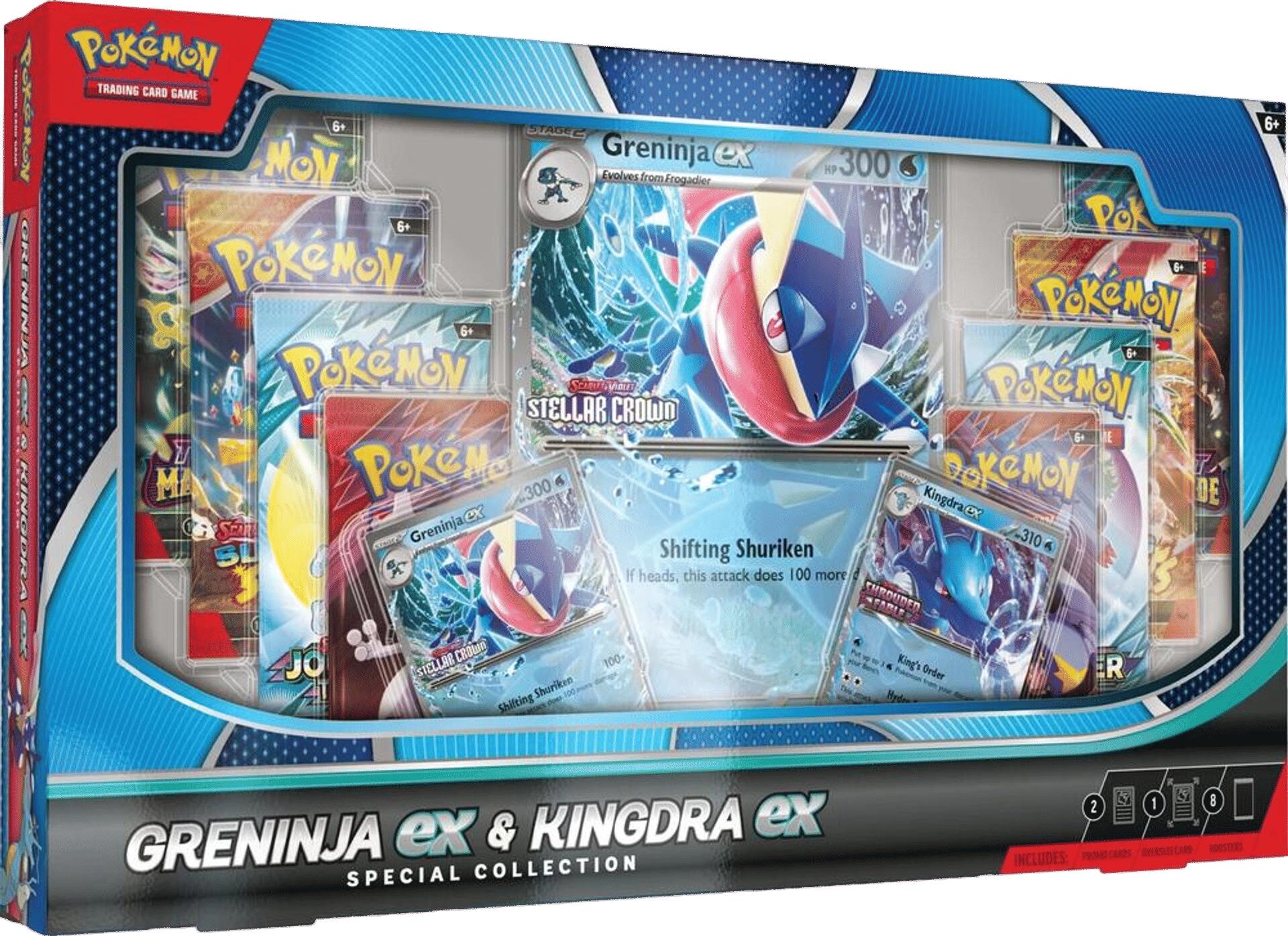 Greninja EX & Kingdra EX Special Collection Box from Miscellaneous Cards & Products - Pokémon