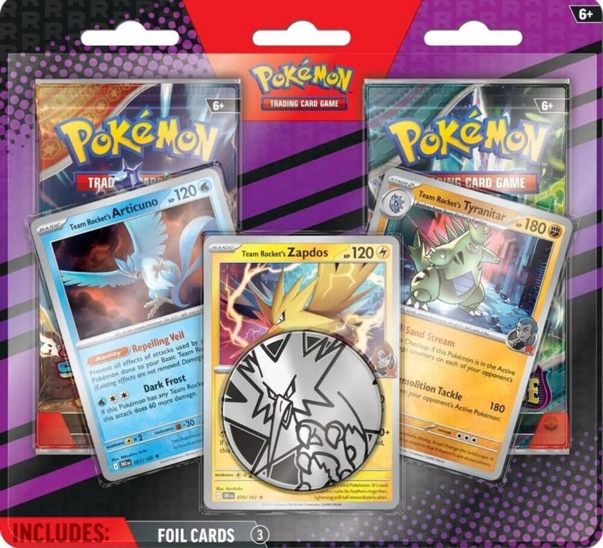 2-Pack Blister Pack [Team Rocket's Articuno, Zapdos & Tyranitar] — Miscellaneous Cards & Products — Pokemon
