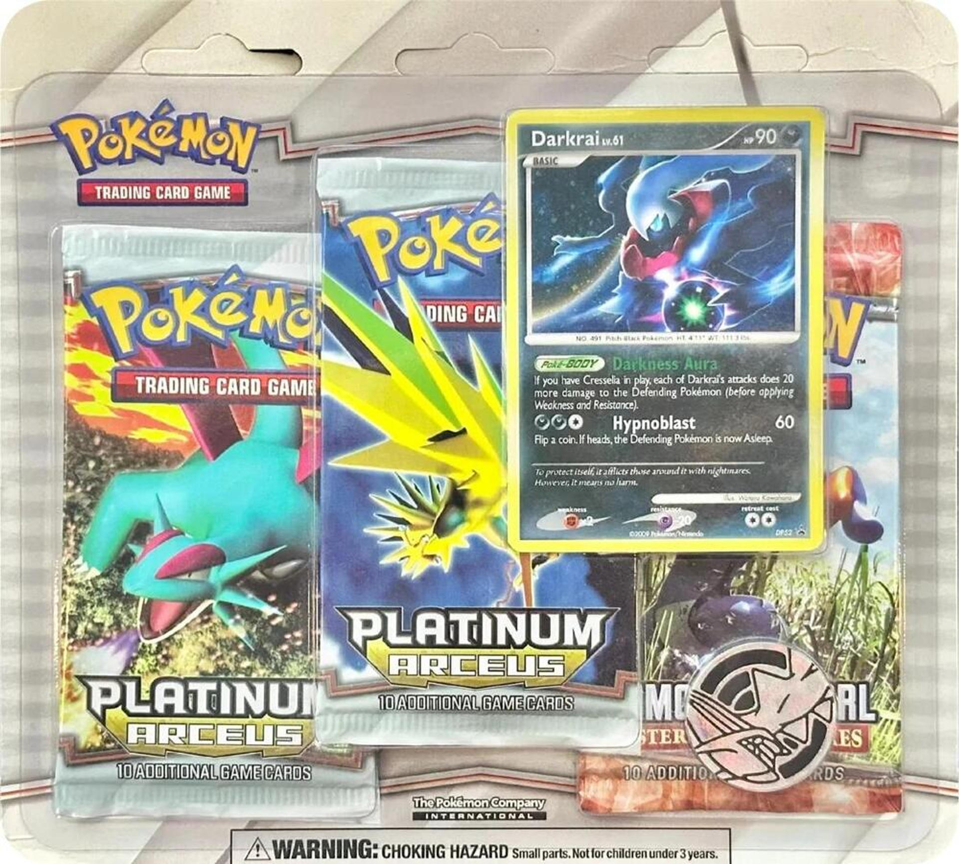 Product image for Arceus 3 Pack Blister [Darkrai]