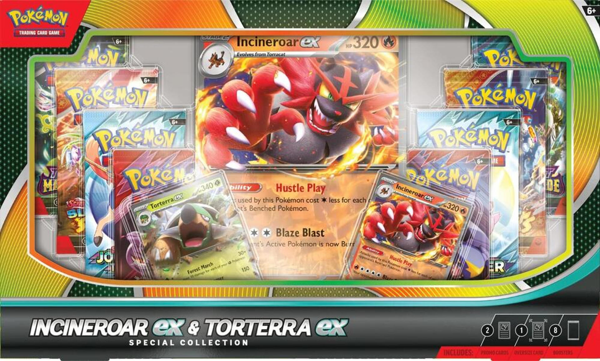 Incineroar ex and Torterra ex Special Collection from Miscellaneous Cards & Products - Pokémon