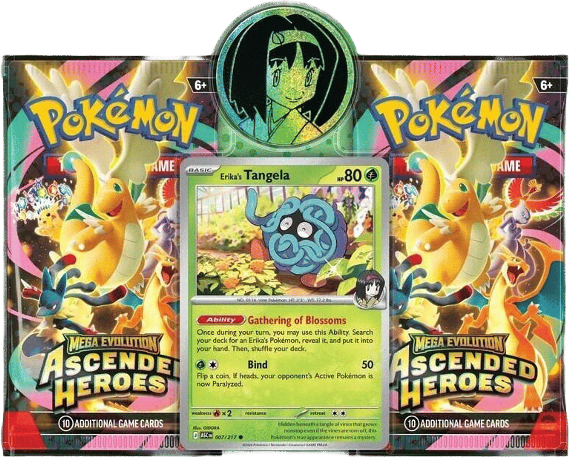 Product image for Mega Evolution: Ascended Heroes Collection - Erika