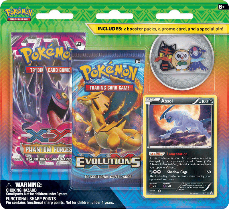 Alola Trio Pin Blister — Miscellaneous Cards & Products — Pokemon