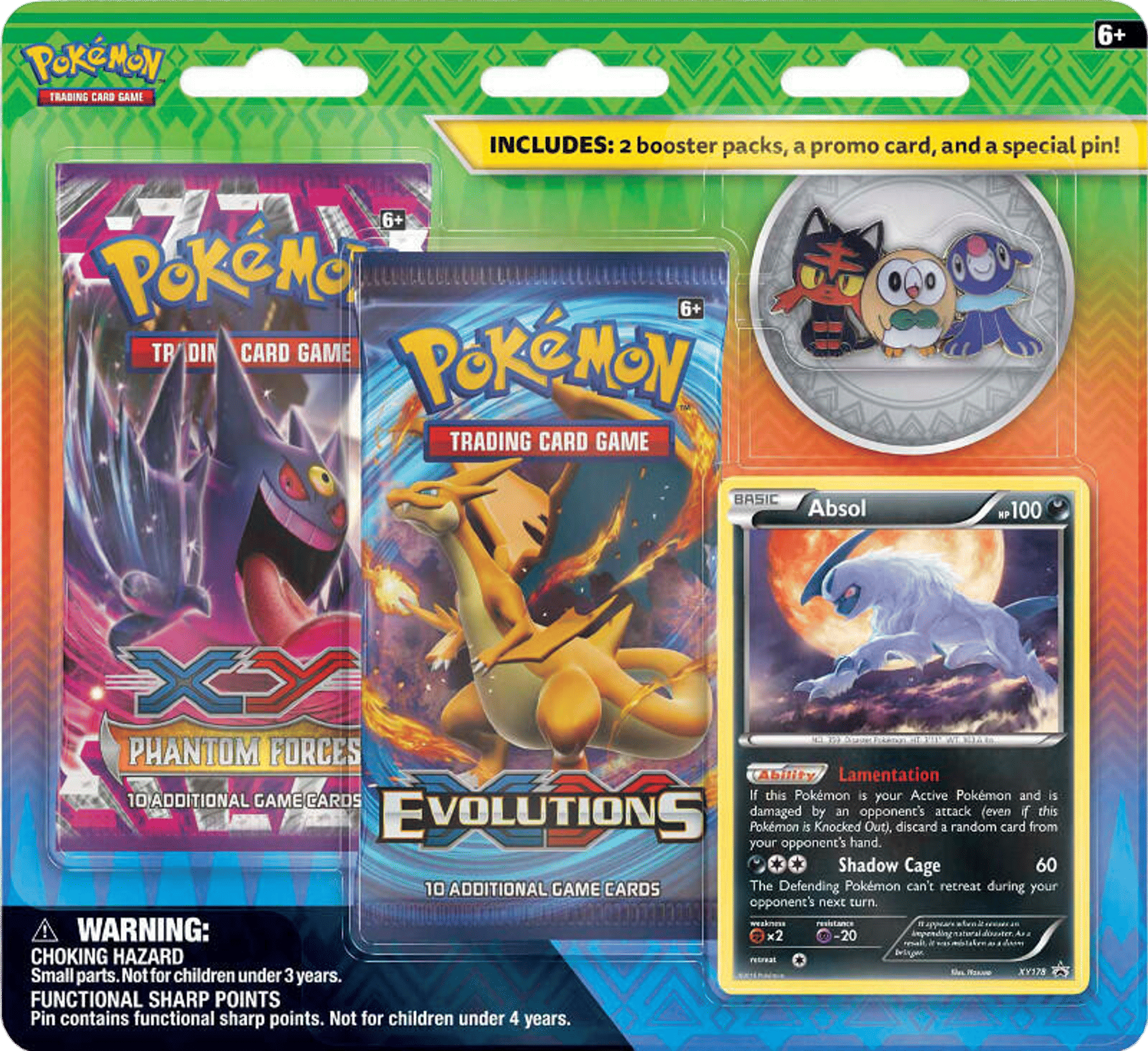 Alola Trio Pin Blister — Miscellaneous Cards & Products — Pokemon