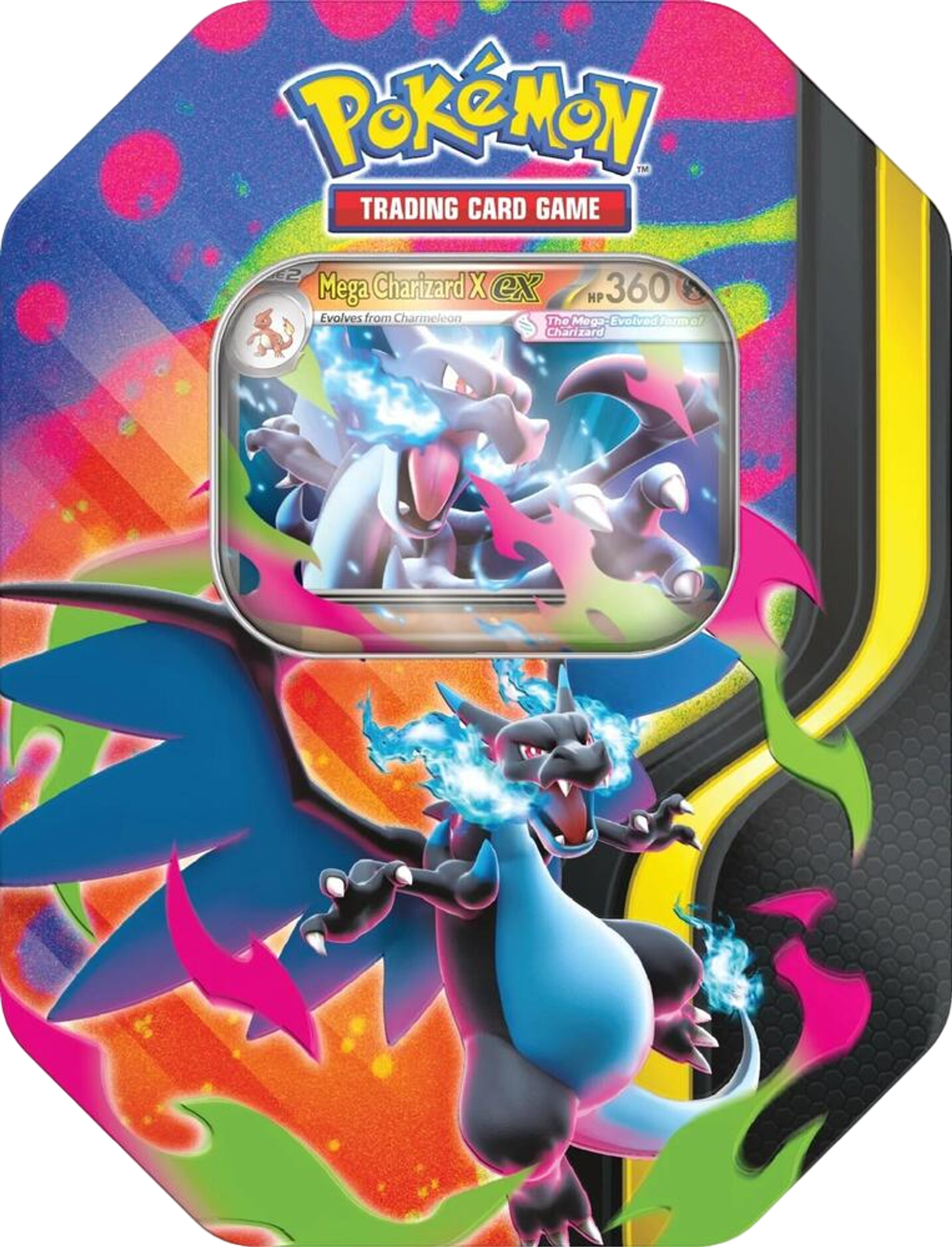 Mega Charizard Tin (Mega Charizard X) from Miscellaneous Cards & Products - Pokémon