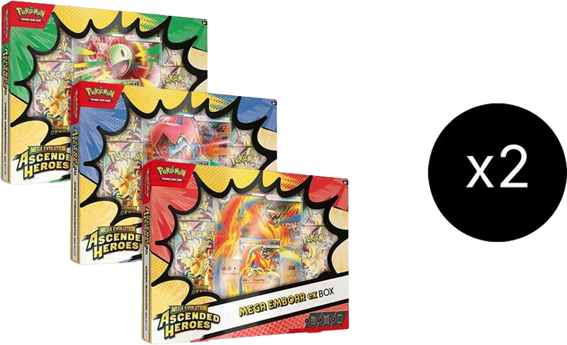 Product image for Ascended Heroes Mega ex Boxes Case