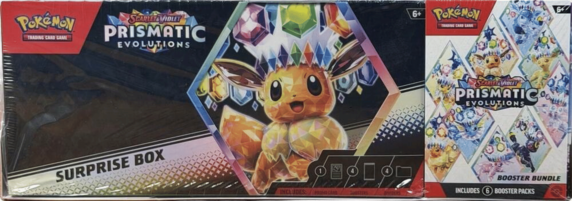 Prismatic Evolutions Booster Bundle + Surprise Box Bundle (Sam's Club) from SV: Prismatic Evolutions - Pokémon