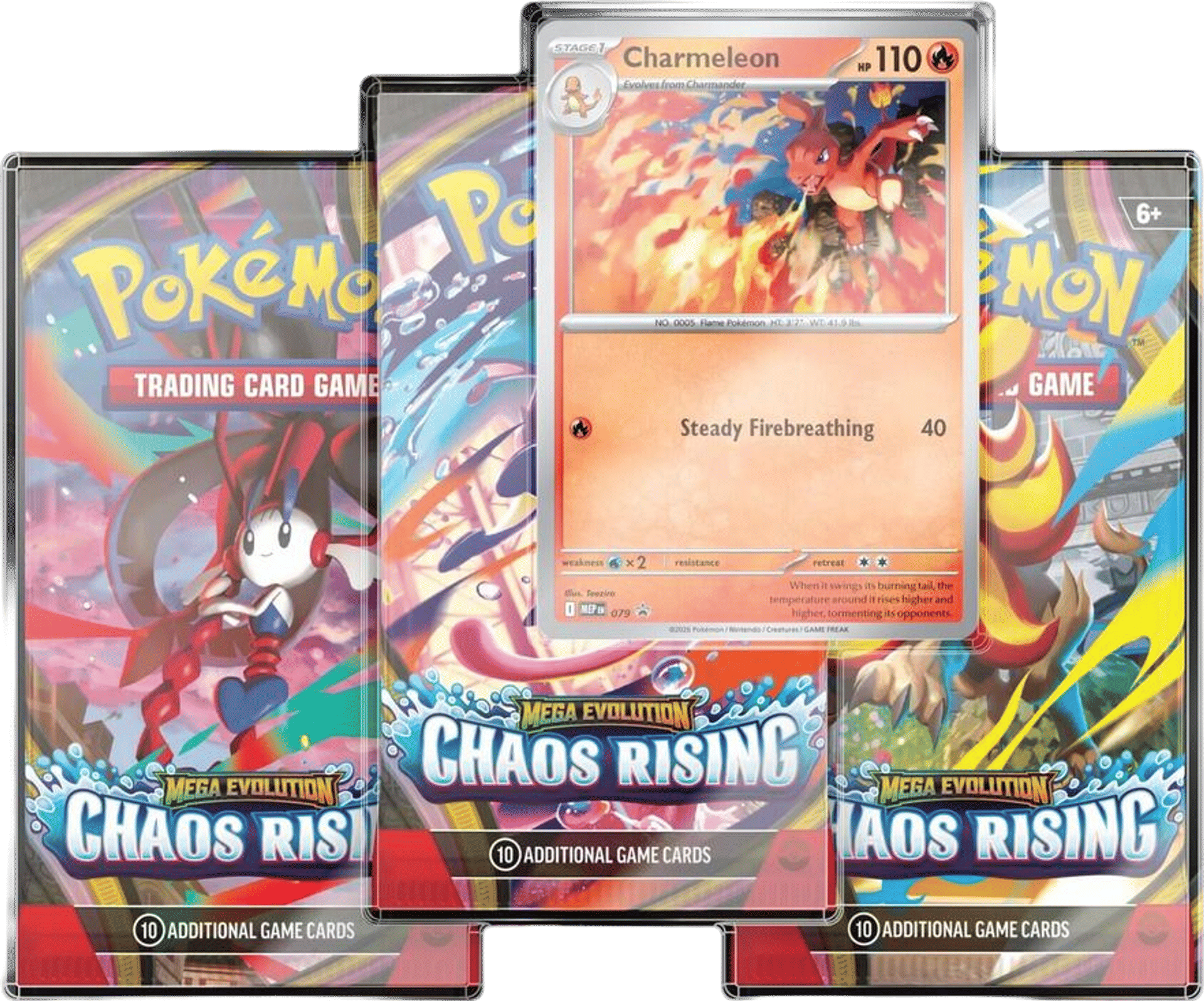 Product image for Chaos Rising 3 Pack Blister [Charmeleon]