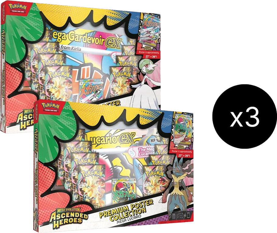 Case de Premium Poster Collection Héros Transcendants — ME: Ascended Heroes — Pokemon