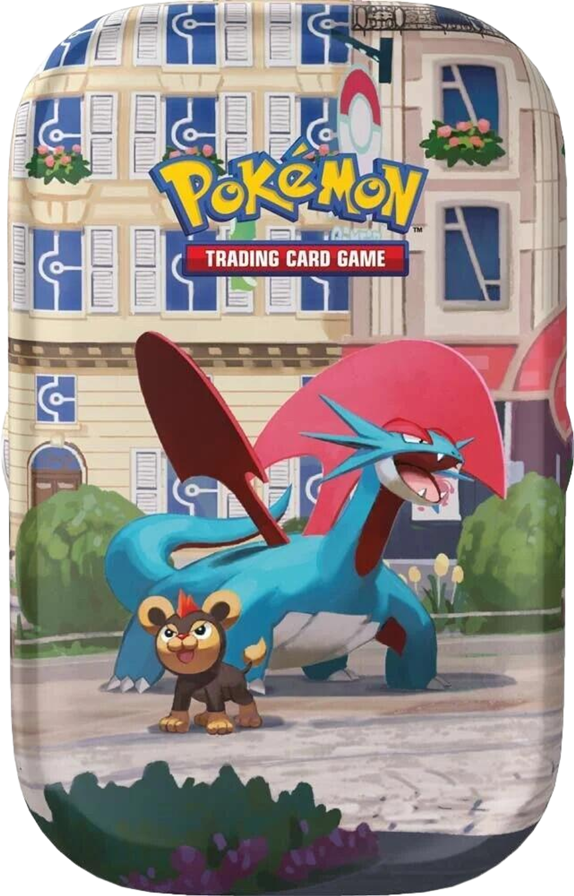 Lumiose City Mini Tin [Salamence & Litleo] from Miscellaneous Cards & Products - Pokémon