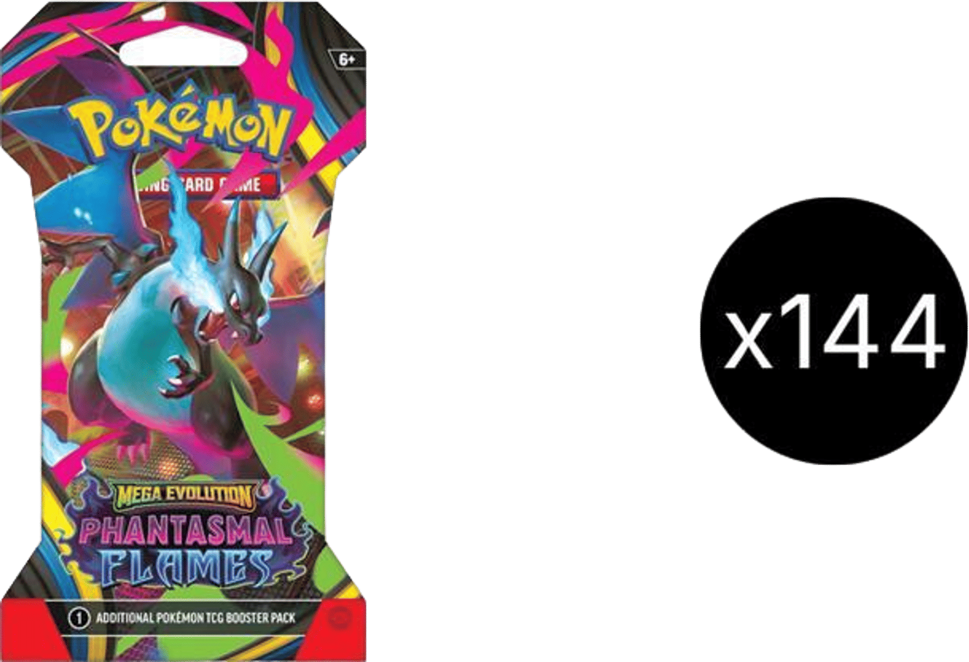 Product image for Case de 24 Sleeved Boosters de Phantasmal Flames